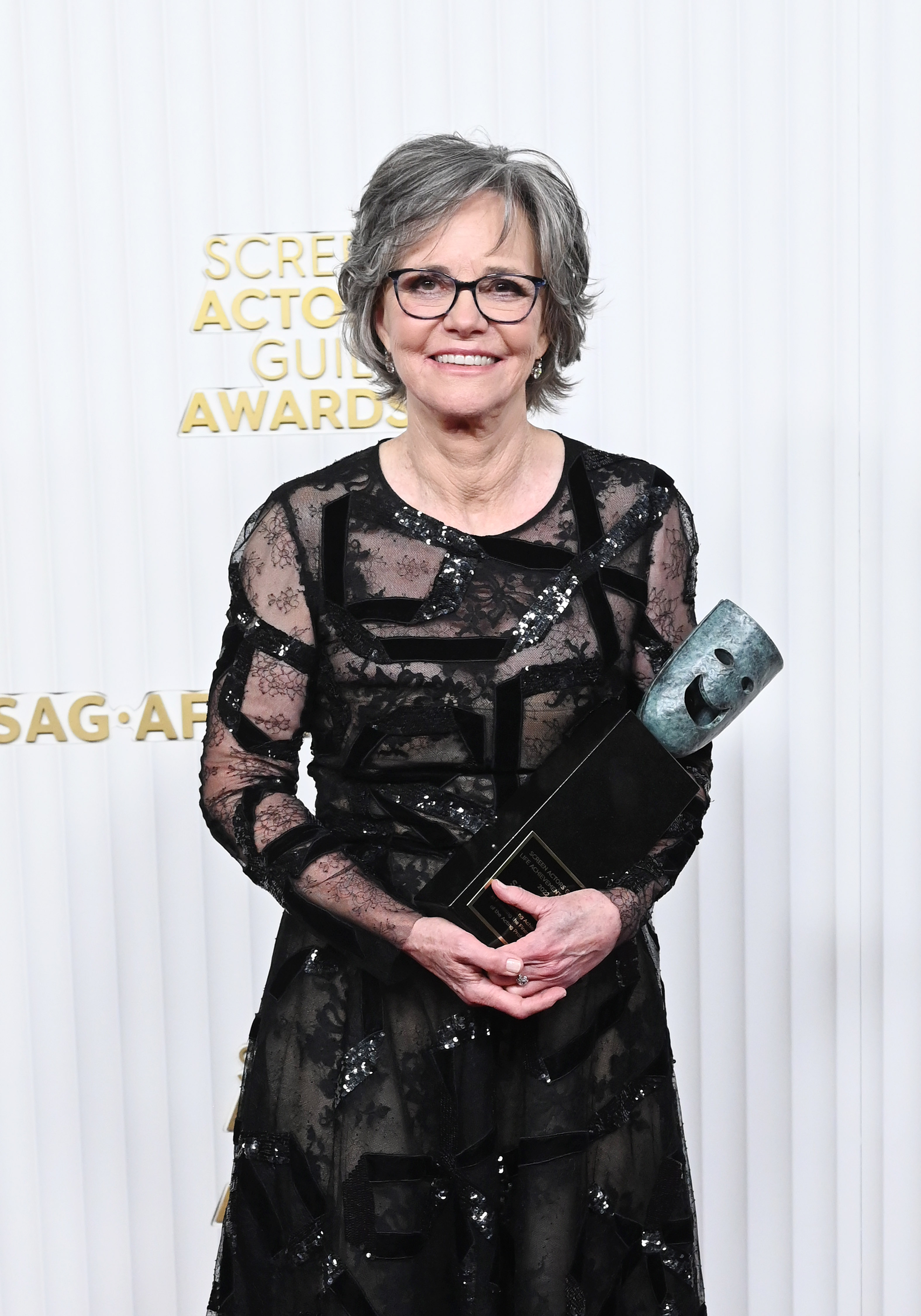Sally Field en los 29º Premios Anuales del Sindicato de Actores celebrados en el Fairmont Century Plaza de Los Ángeles, California, el 26 de febrero de 2023. | Foto: Getty Images