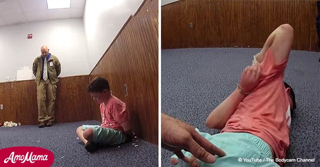 Niño de 10 años con autismo inmovilizado en el suelo por el cuello por oficial de recursos escolares