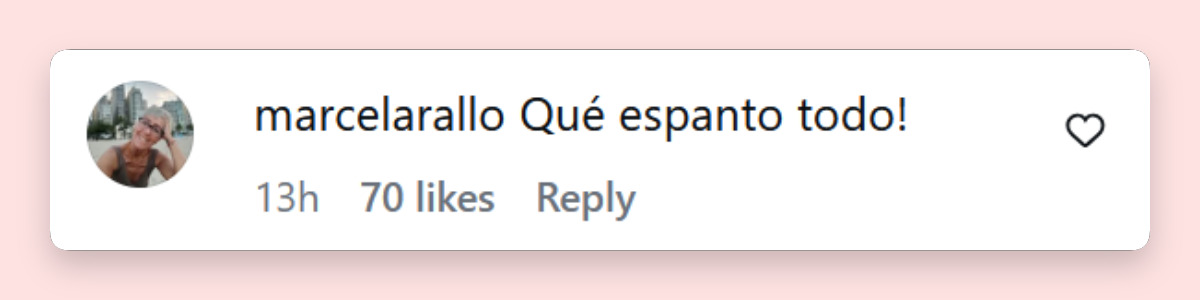 Comentario de una usuaria sobre los looks de las celebridades en los Premios Ídolo | Fuente: Instagram/infobae