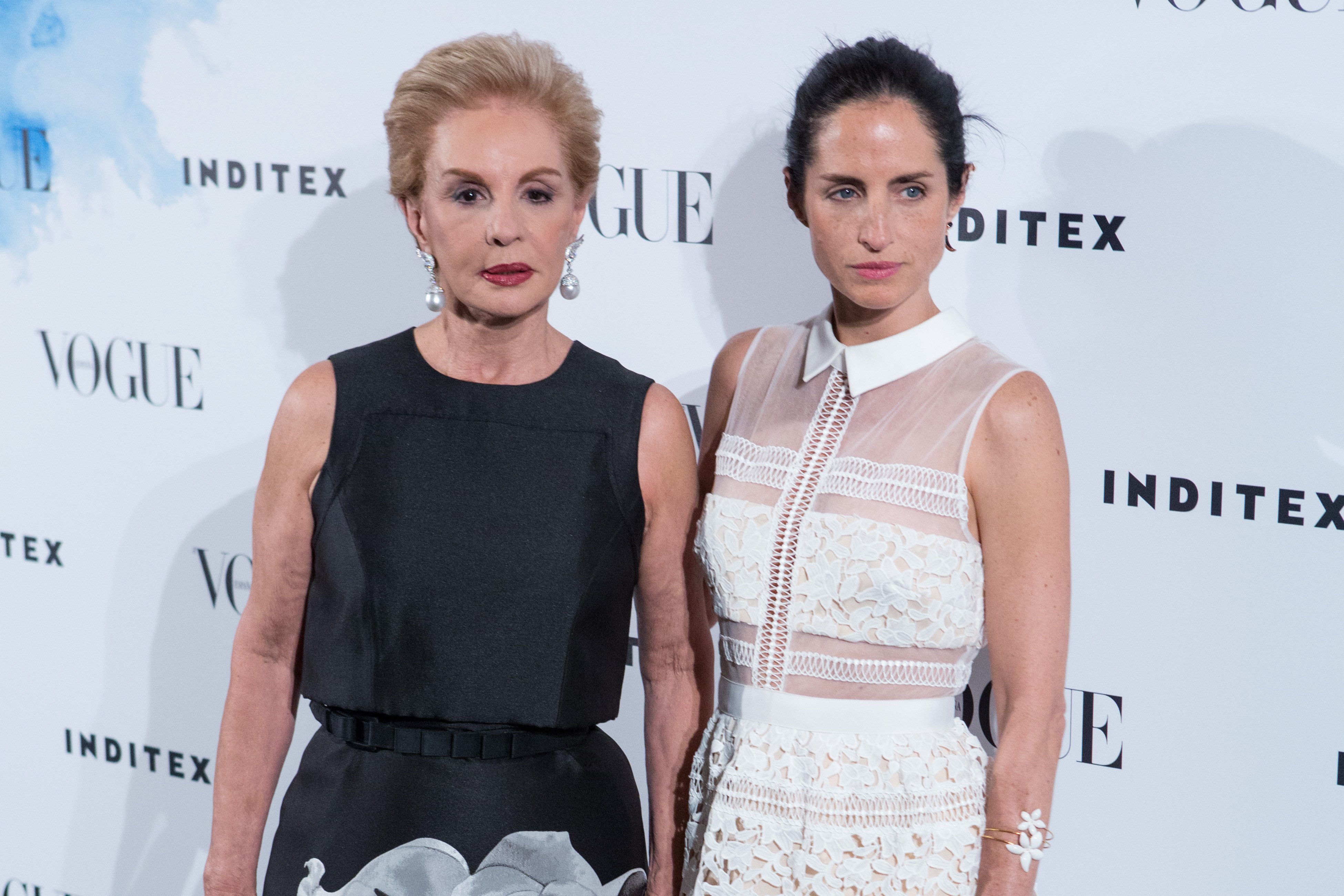 Carolina Herrera y Carolina Adriana Herrera en Madrid en mayo de 2015. | Foto: Getty Images