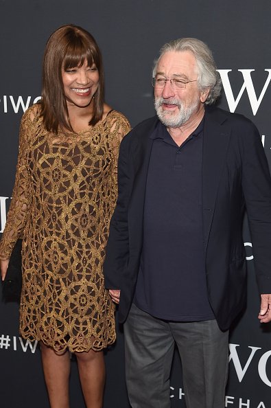Grace Hightower y Robert De Niro asisten al Festival de Cine de Tribeca el 20 de abril de 2017, en la ciudad de Nueva York. | Foto: Getty Images