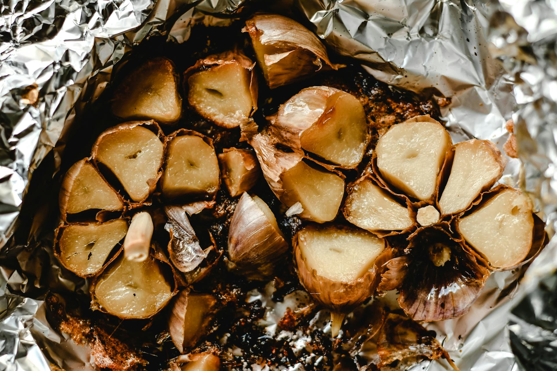 Ajo asado | Fuente: Pexels