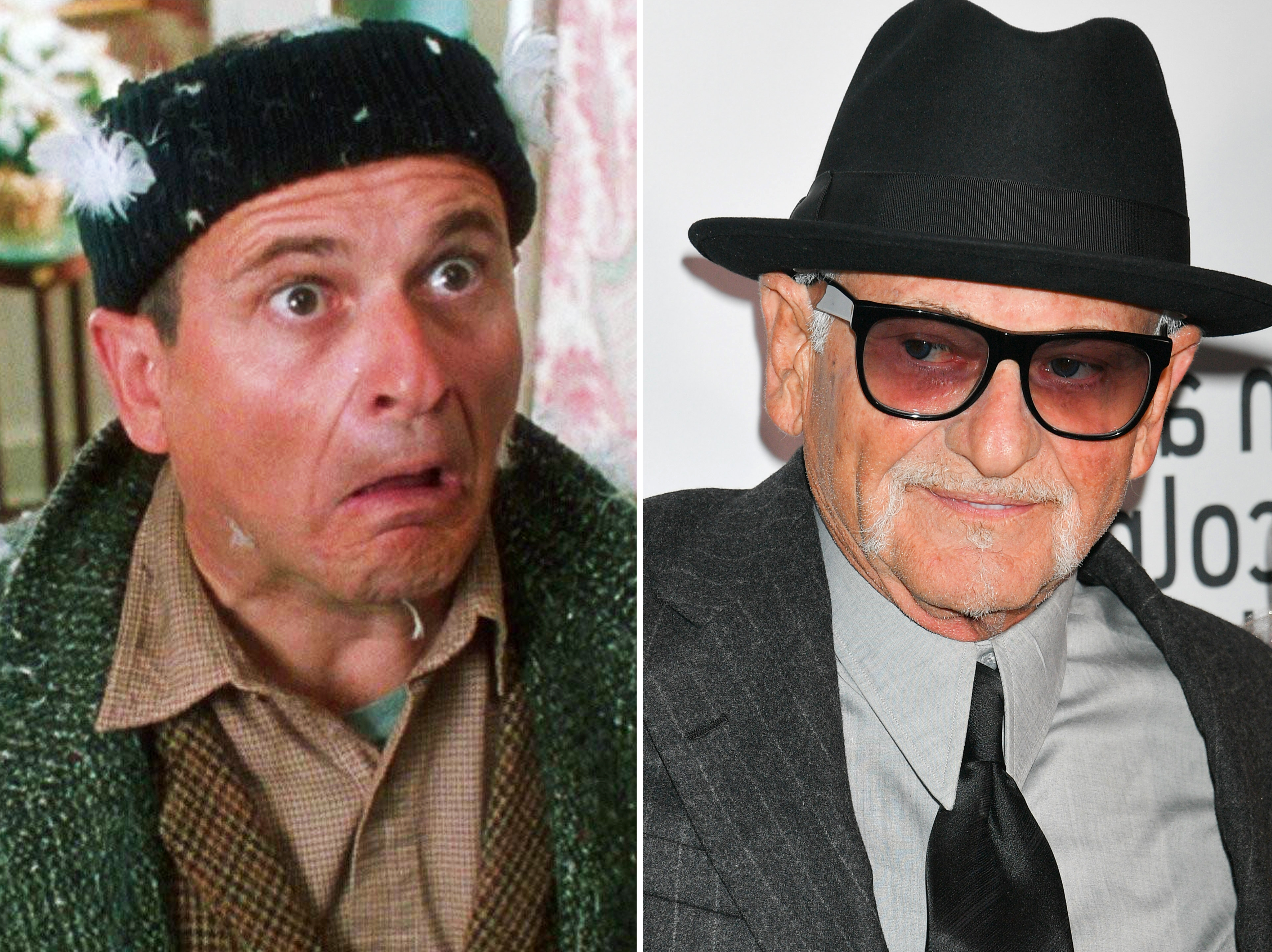 Joe Pesci como Harry Lime en "Home Alone", 1990 | Joe Pesci en el 57º Festival de Cine de Nueva York el 27 de septiembre de 2019 | Fuentes: Facebook/Solo en Casa | Getty Images