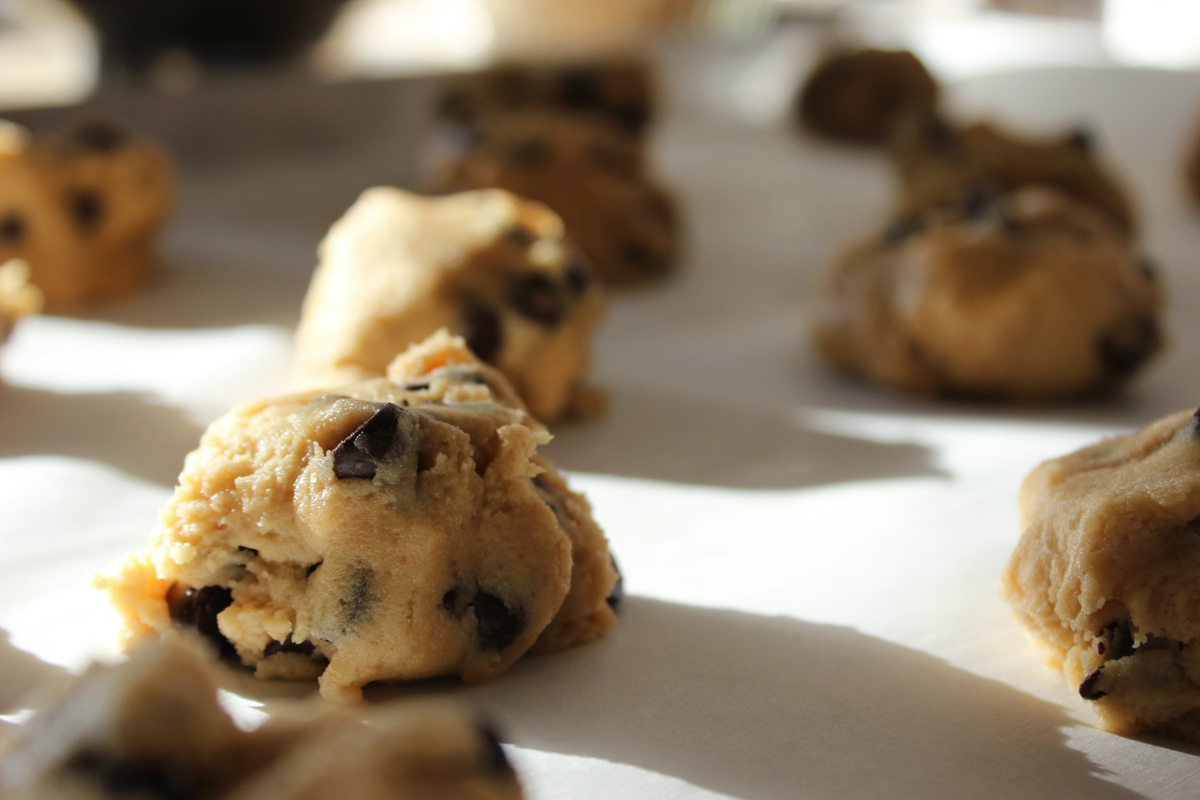 Primer plano de masa de galletas | Fuente: Unsplash