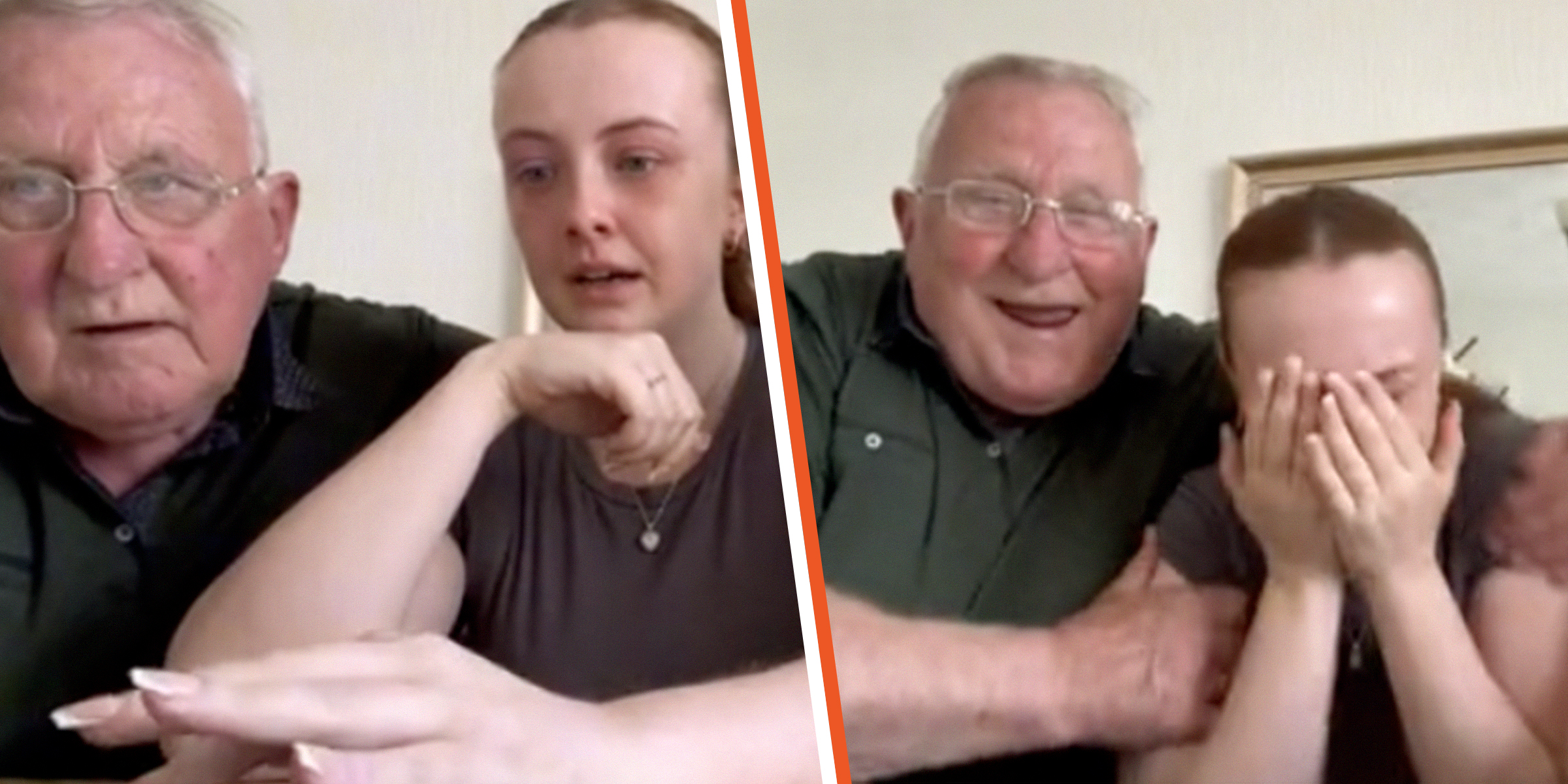 Seren Lewis y sus abuelos | Foto: TikTok.com/ Seren Lewis