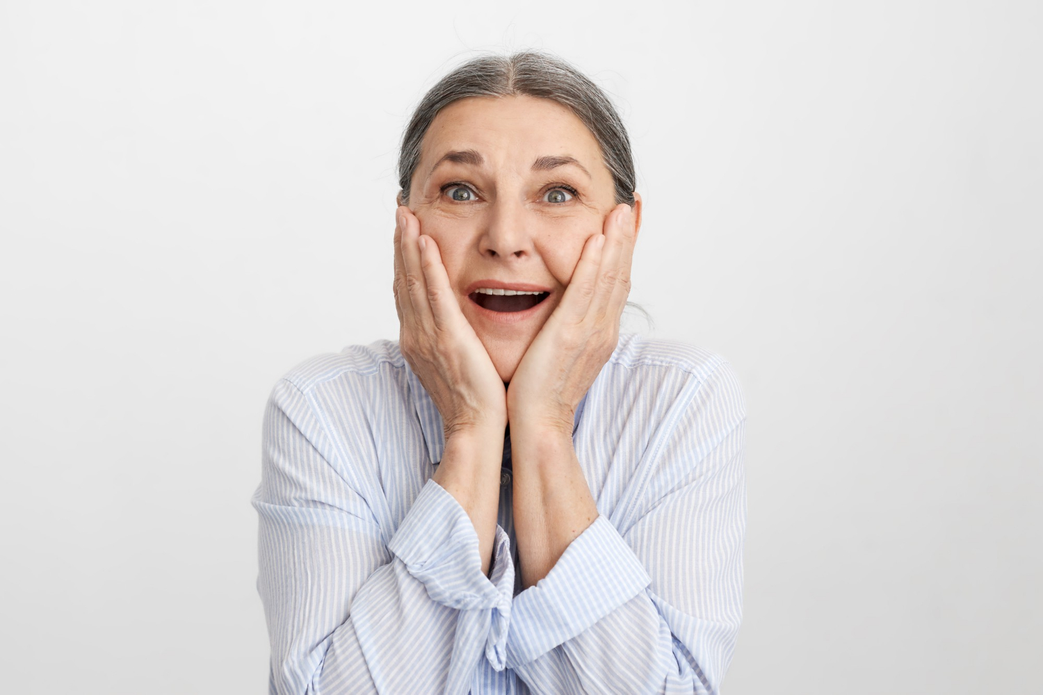 Una mujer sorprendida | Fuente: Freepik