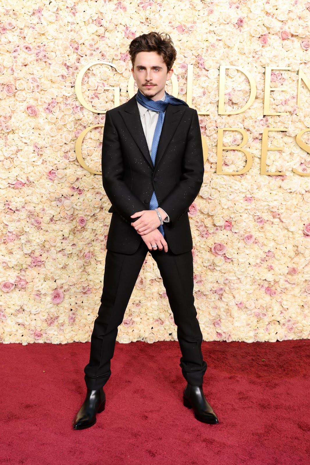 Timothée Chalamet en la 82ª edición de los Premios Golden Globes en The Beverly Hilton el 5 de enero de 2025, en Beverly Hills, California. | Fuente: Getty Images