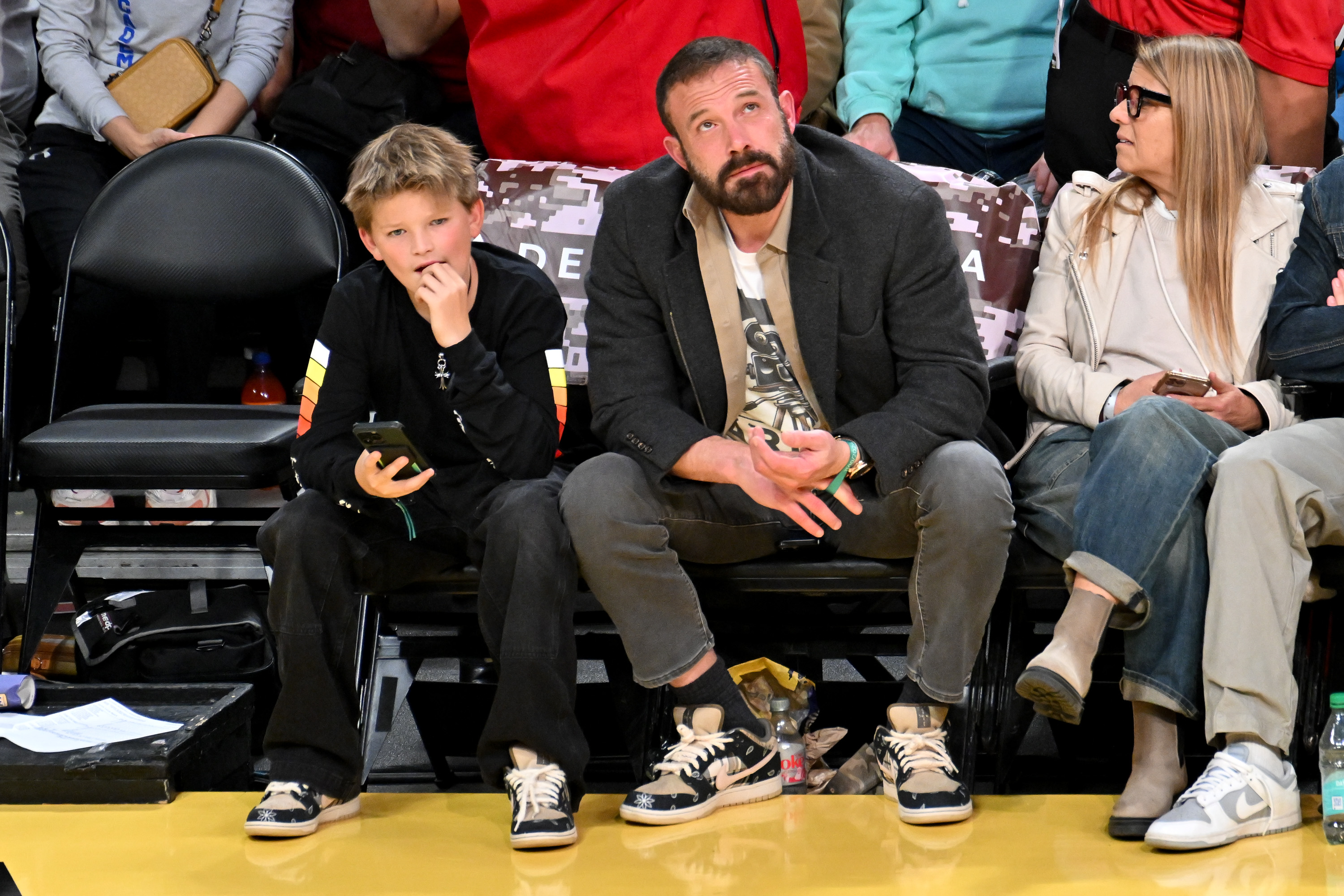 Samuel y Ben Affleck en Los Ángeles, California | Fuente: Getty Images