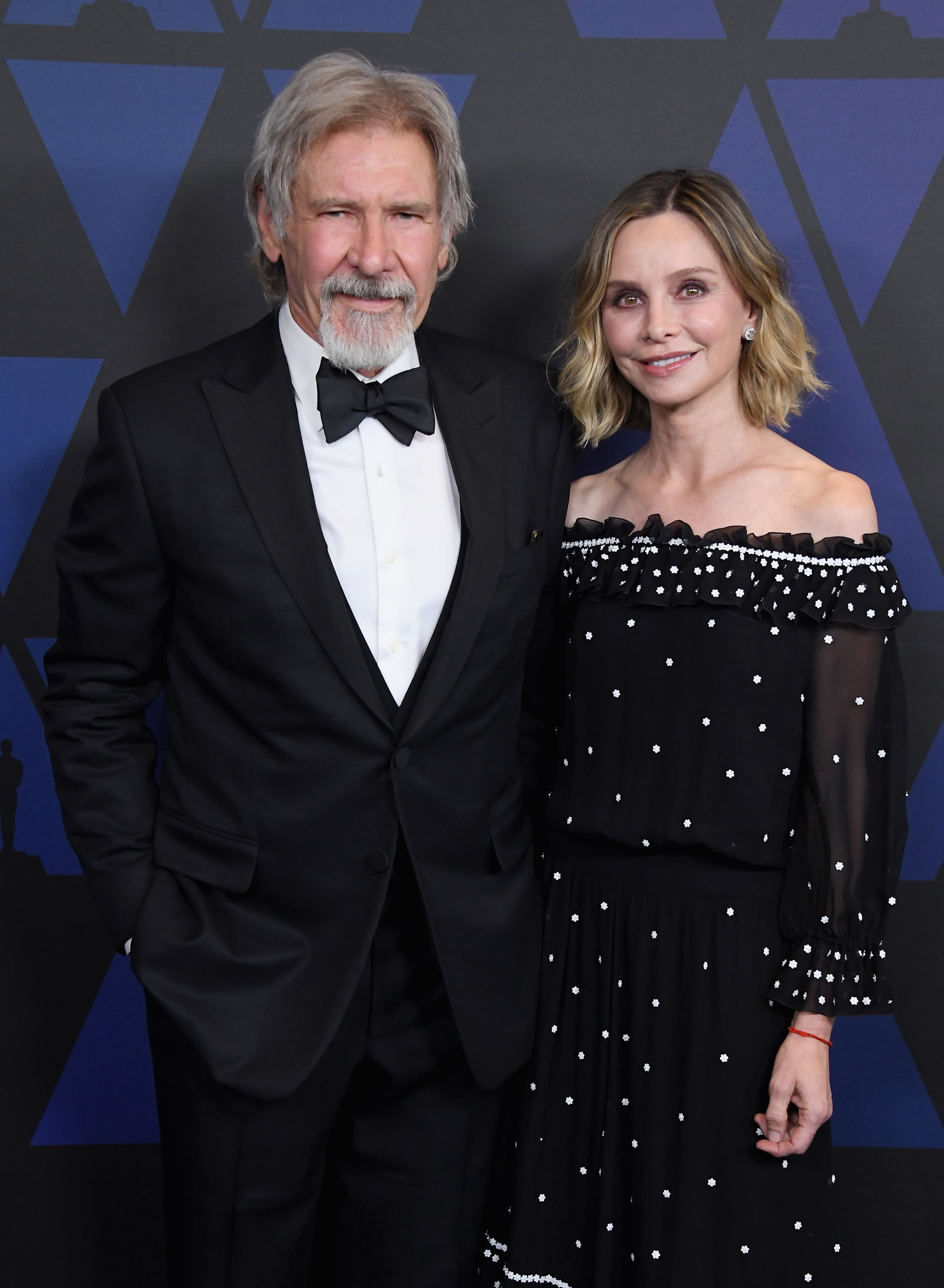 Harrison Ford y Calista Flockhart en los 10º Premios Anuales de los Gobernadores de la Academia de las Artes y las Ciencias Cinematográficas el 18 de noviembre de 2018, en Hollywood, California. | Foto: Getty Images