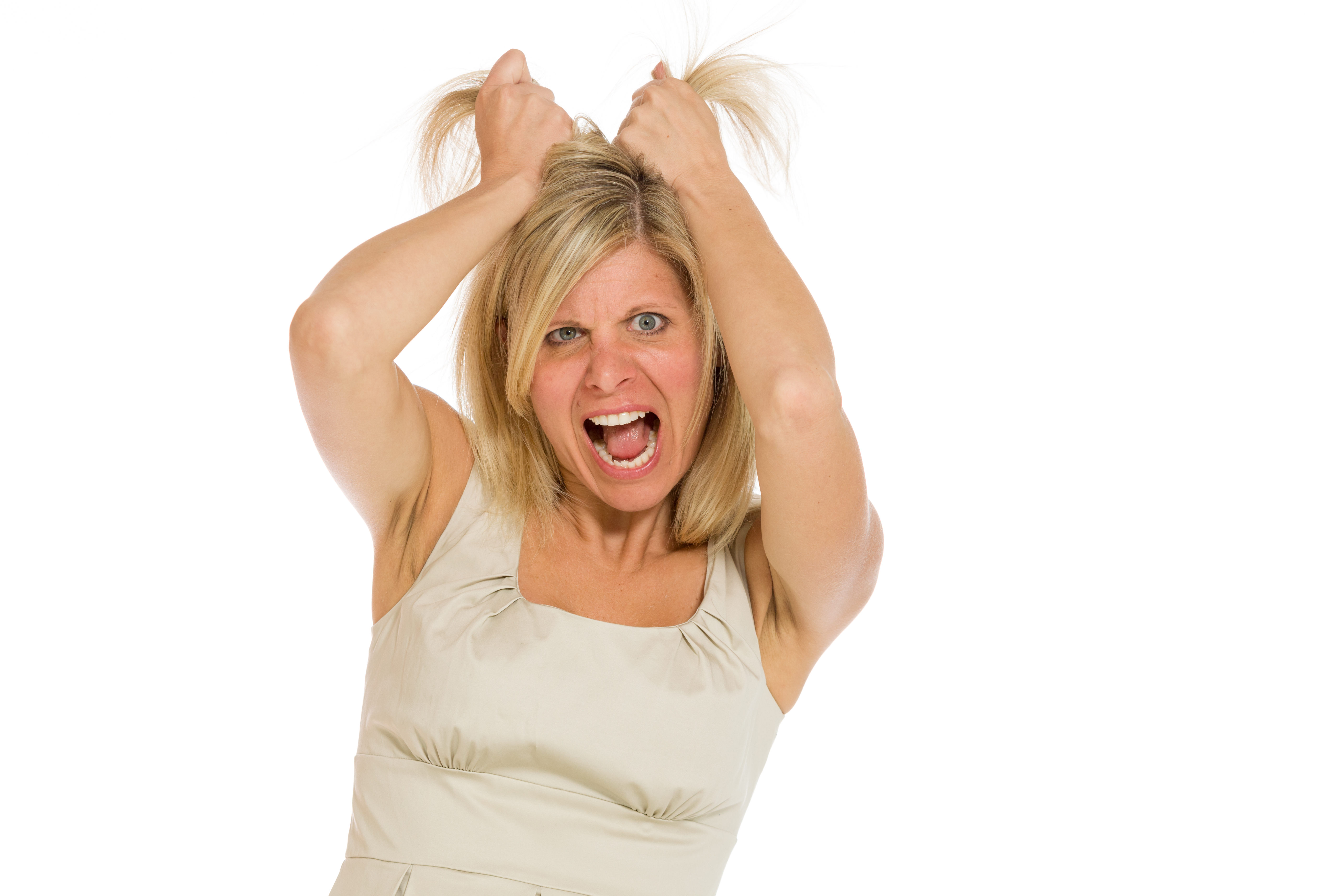 Mujer enfadada. | Foto: Shutterstock