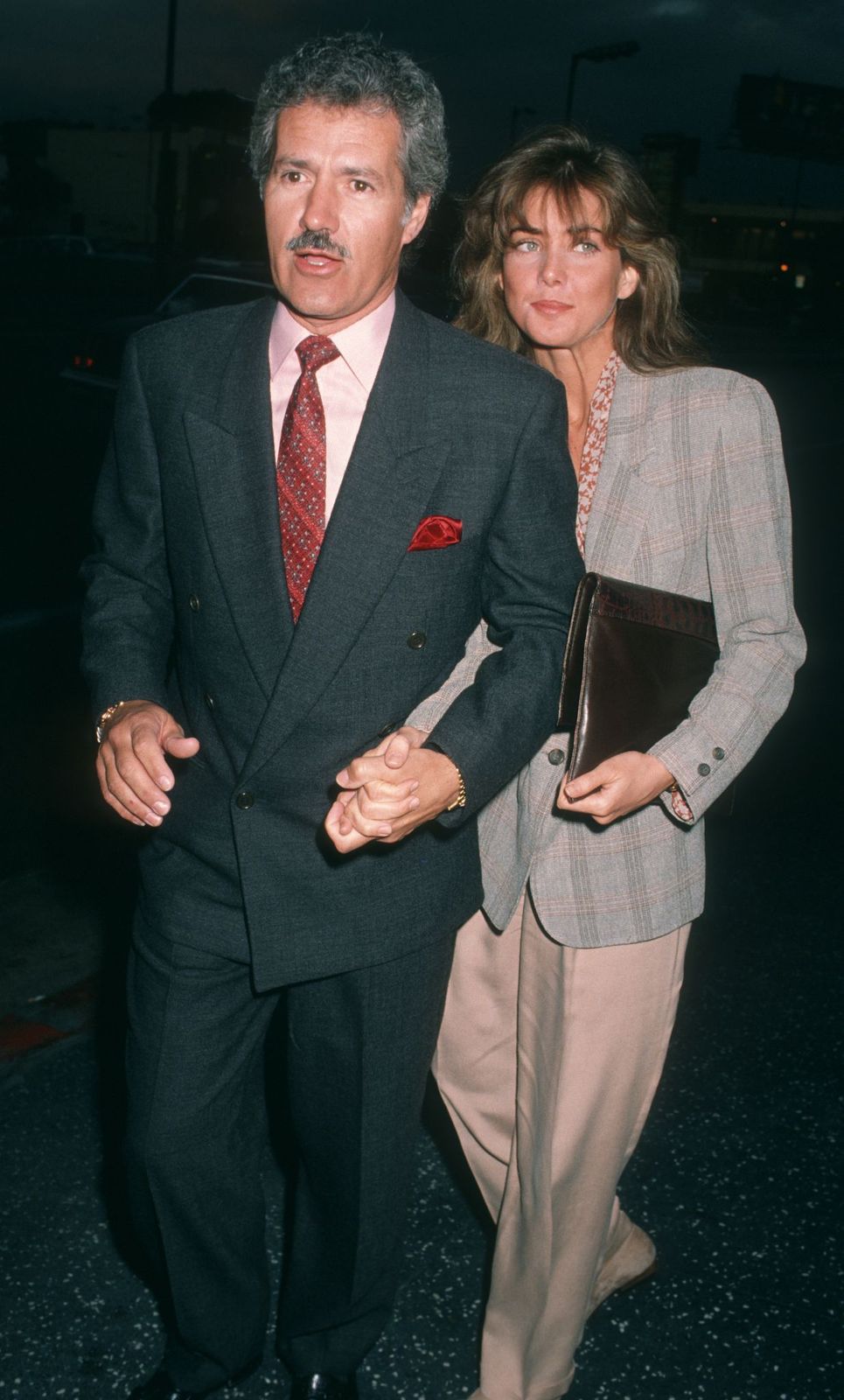Alex y Jean Trebek el 30 de mayo de 1990. │Foto: Ron Galella, Ltd./Ron Galella Collection/Getty Images