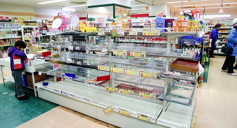 Escasez de suministros en Tokio. 27 de marzo de 2011. | Foto: Wikimedia Commons