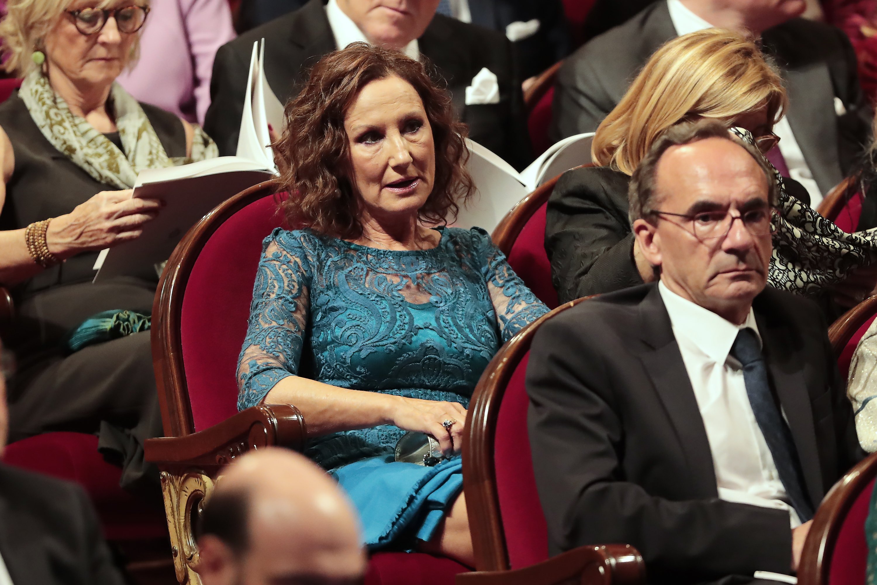 Paloma Rocasolano en los Premios Princesa de Asturias 2018 en el Teatro Campoamor. | Foto: Getty Images