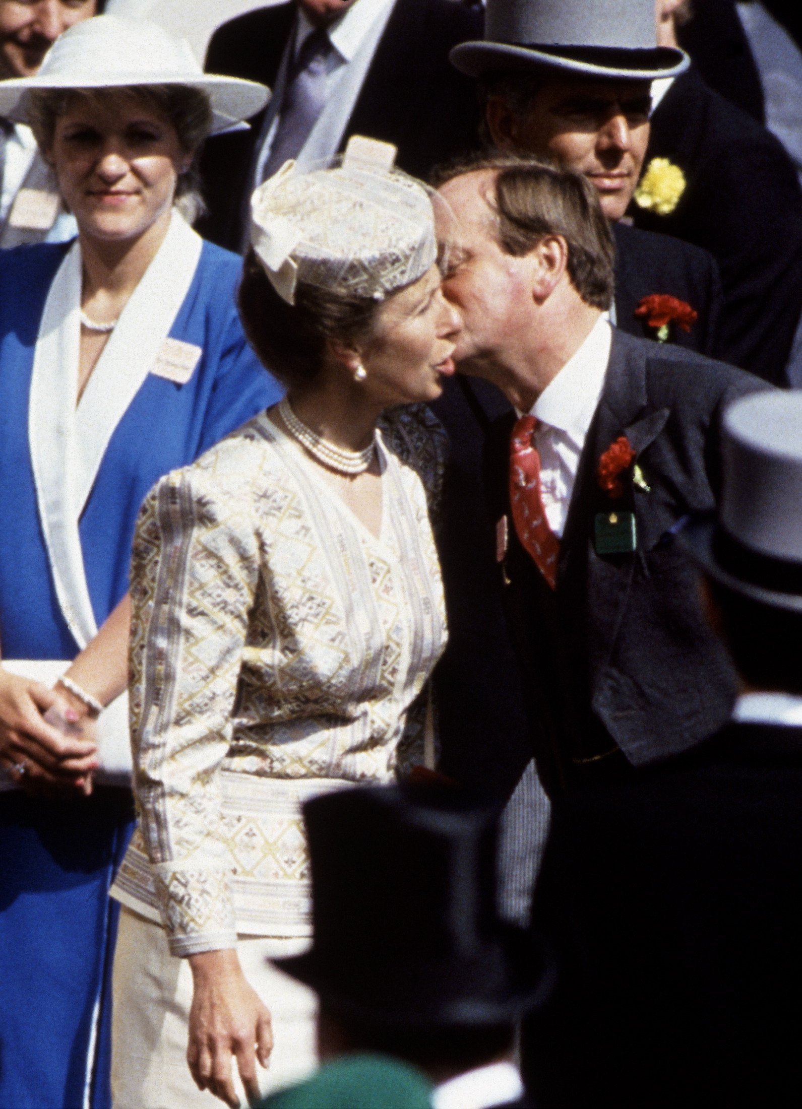 Anne con Andrew Parker Bowles en Londres en junio 2014. | Foto: Getty Images