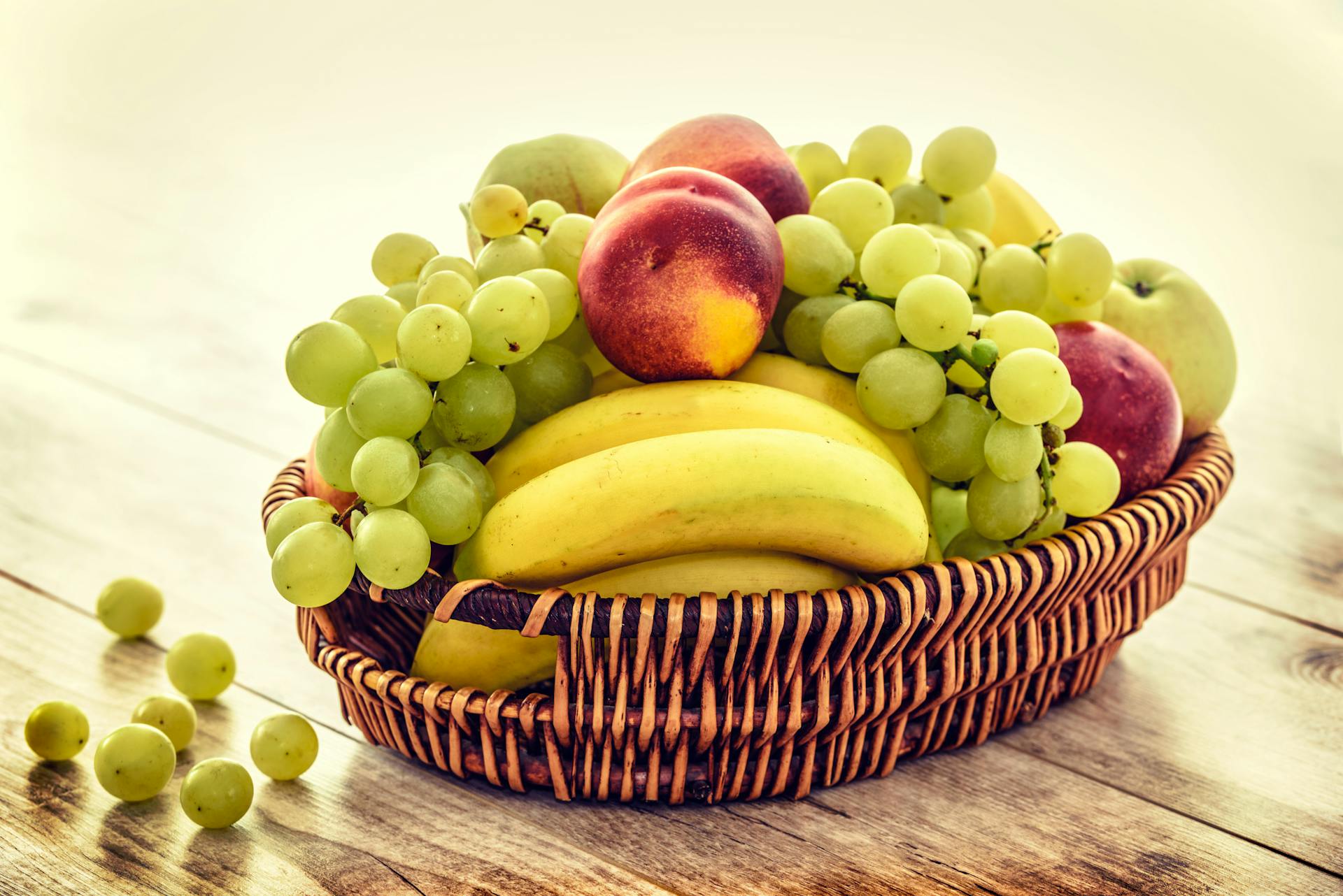 Cesta de fruta | Foto: Pexels