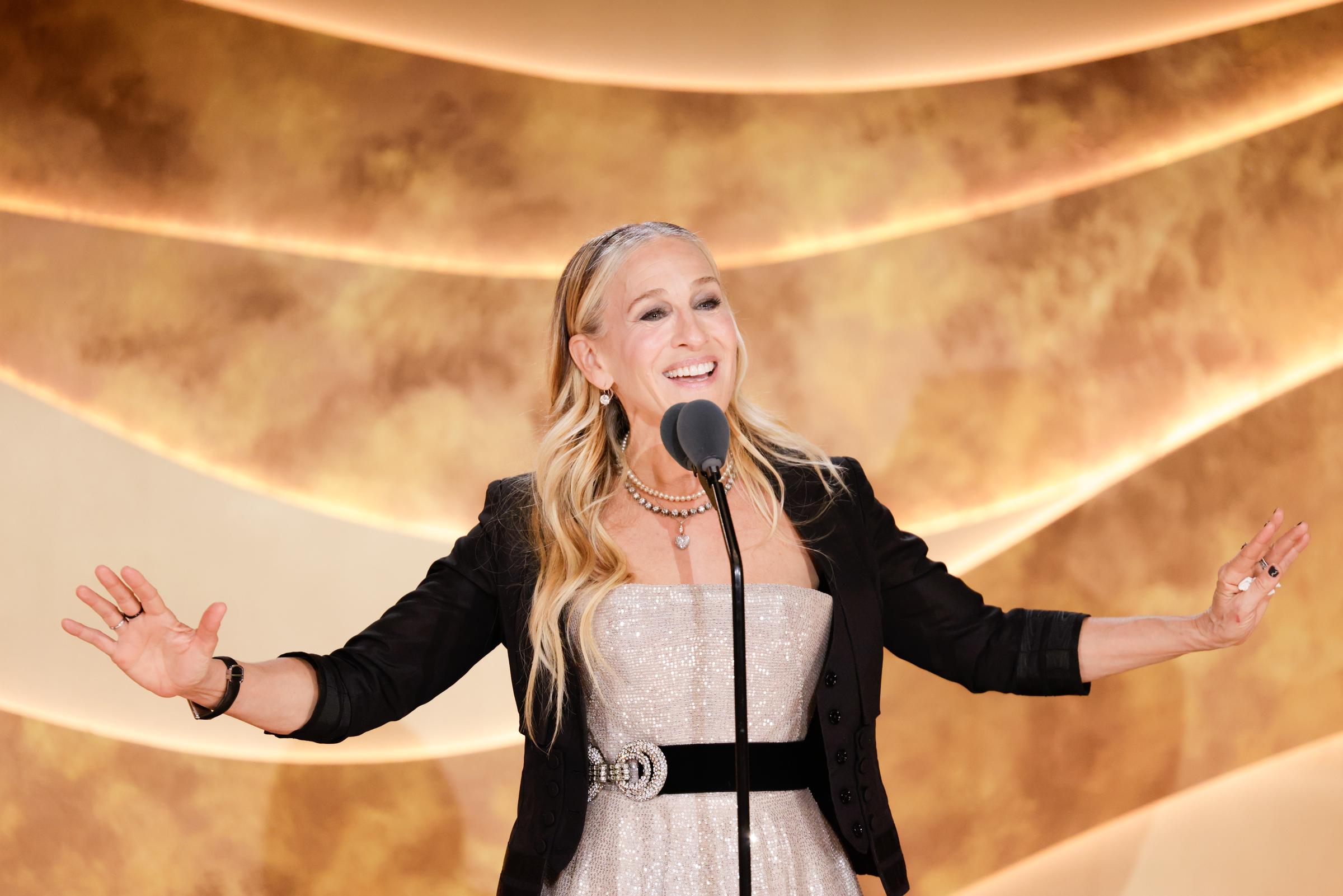 Sarah Jessica Parker en la Golden Eve: The Golden Globes Honor Helen Mirren & Sarah Jessica Parker, el 6 de enero de 2026. | Fuente: Getty Images