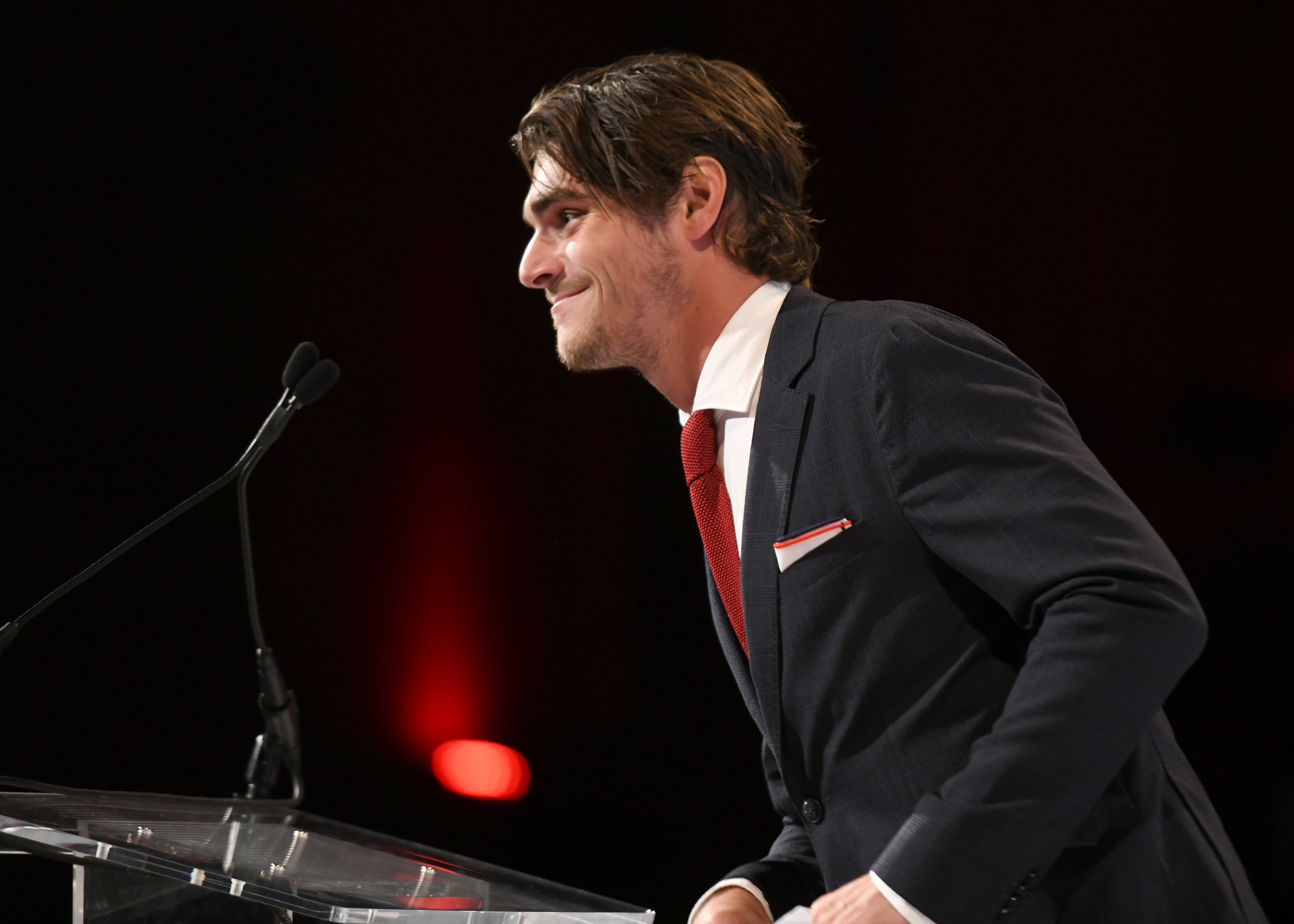 RJ Mitte presentó el evento