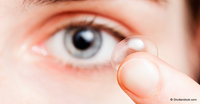 Mujer casi pierde la vista debido a una infección causada por una lente de contacto normal