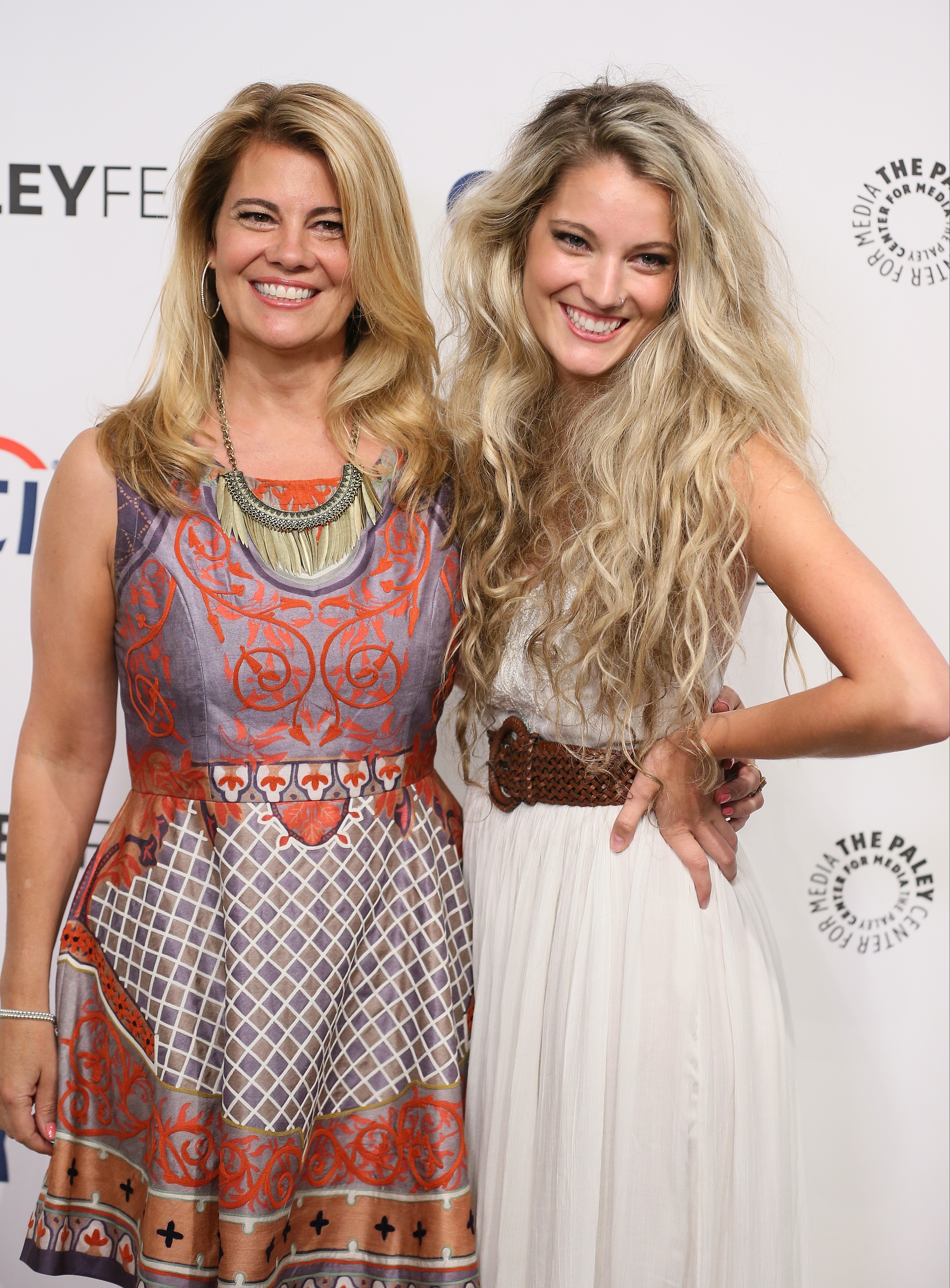 Lisa Whelchel y Clancy Cauble asisten al PaleyFest 2014 Fall TV preview of "The Facts Of Life" 35th anniversary reunion el 15 de septiembre de 2014 en Beverly Hills, California. | Fuente: Getty Images