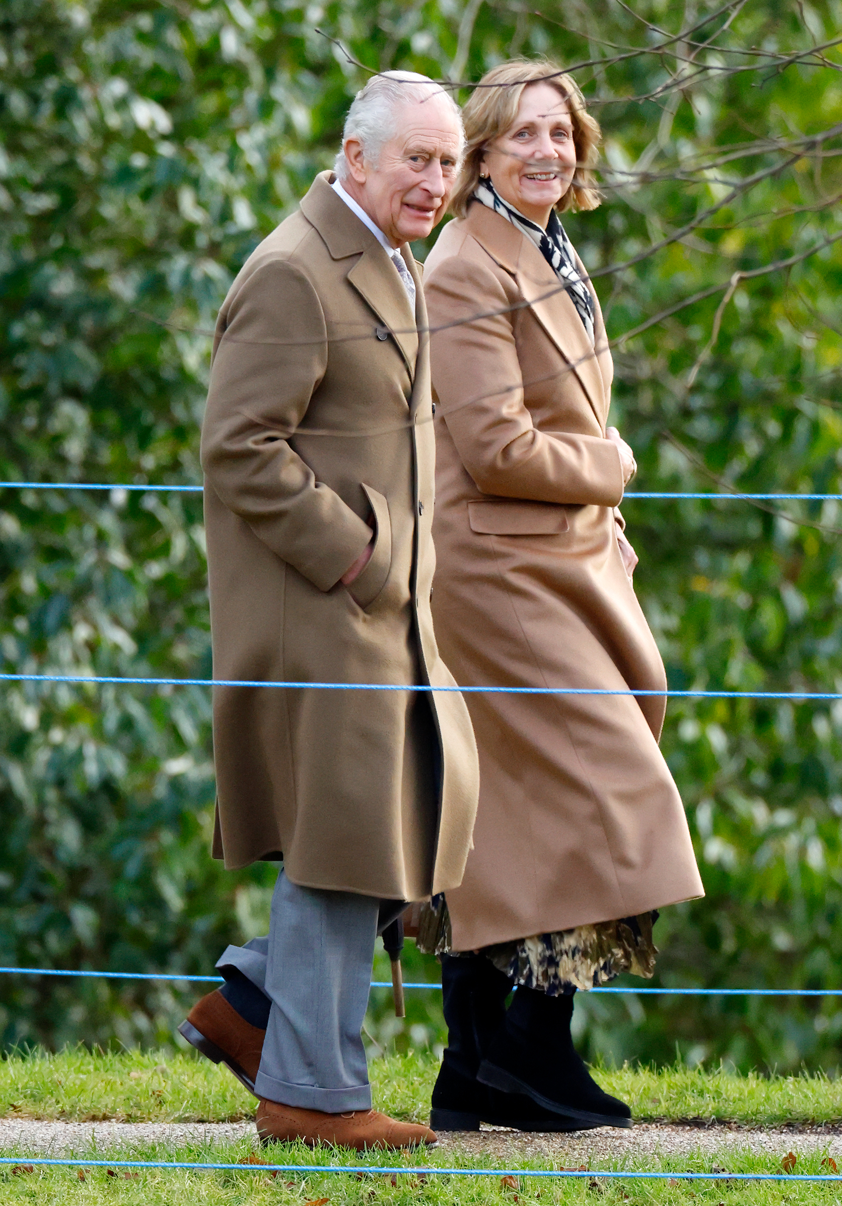 El rey Charles III asiste al servicio dominical en la Iglesia de St Mary Magdalene el 7 de enero de 2024 en Sandringham, Inglaterra | Fuente: Getty Images