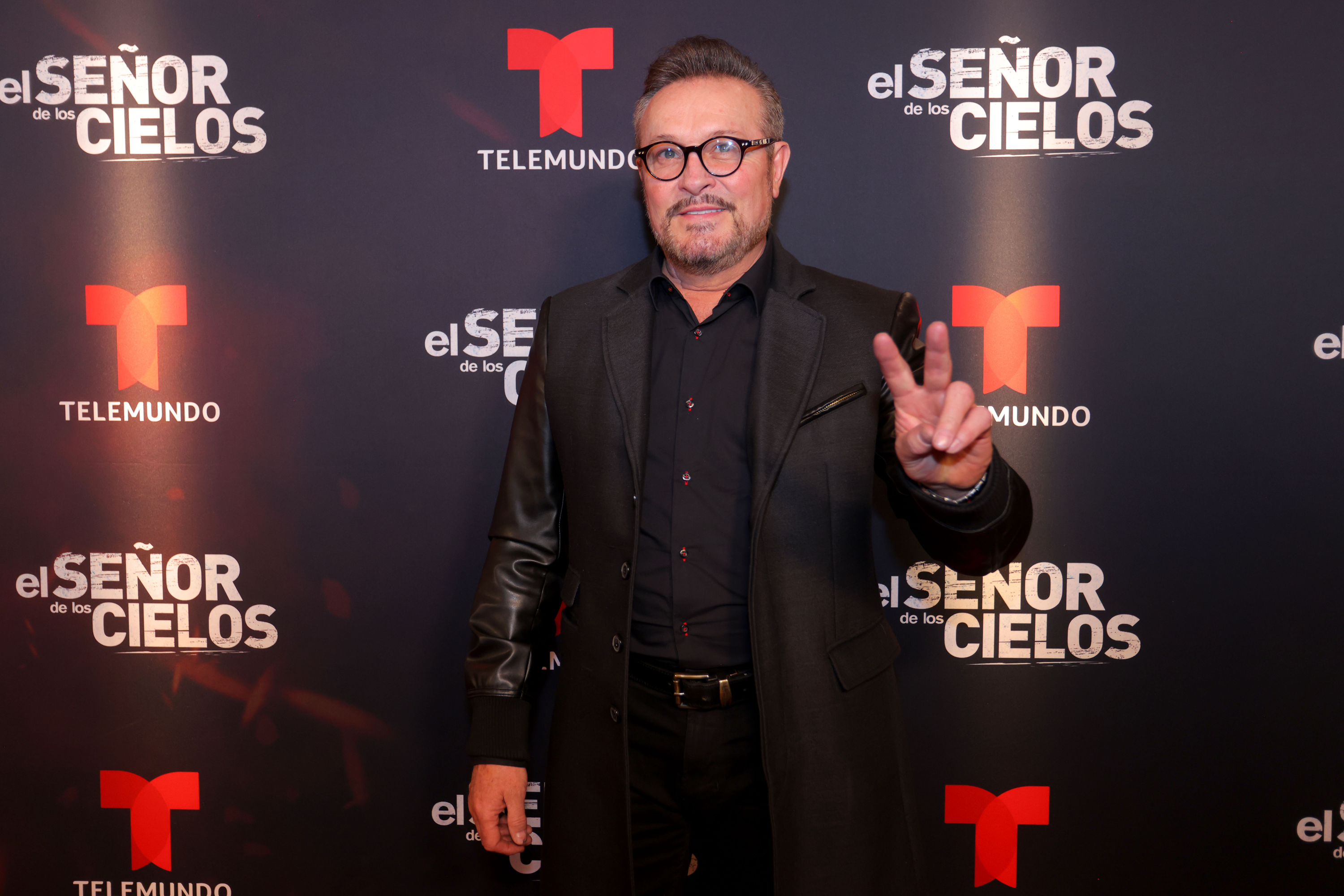 Arturo Peniche en un evento de "El Señor de los Cielos" en Ciudad de México, el 1 de febrero de 2024 | Fuente: Getty Images