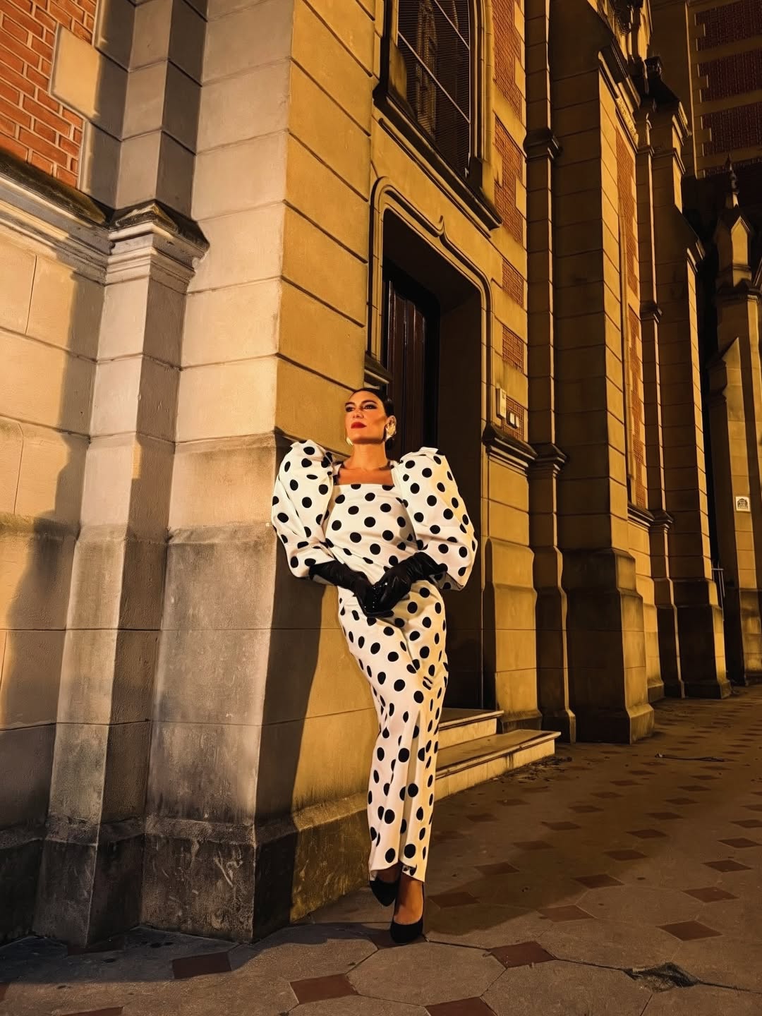 Flor de la V luciendo su vestido para los Martín Fierro de Moda 2026 | Fuente: Instagram/ flordelave