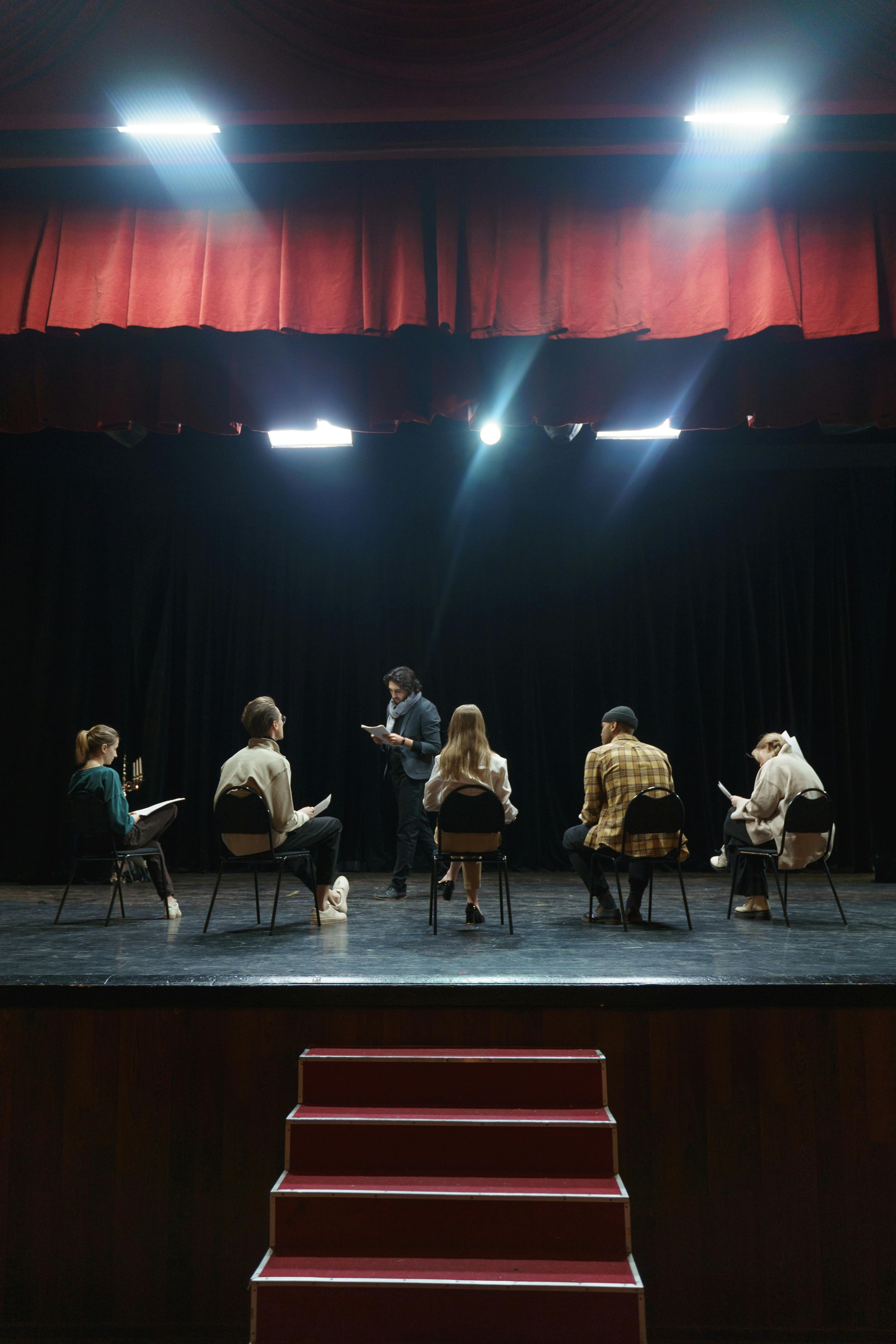 Un club de teatro | Fuente: Pexels