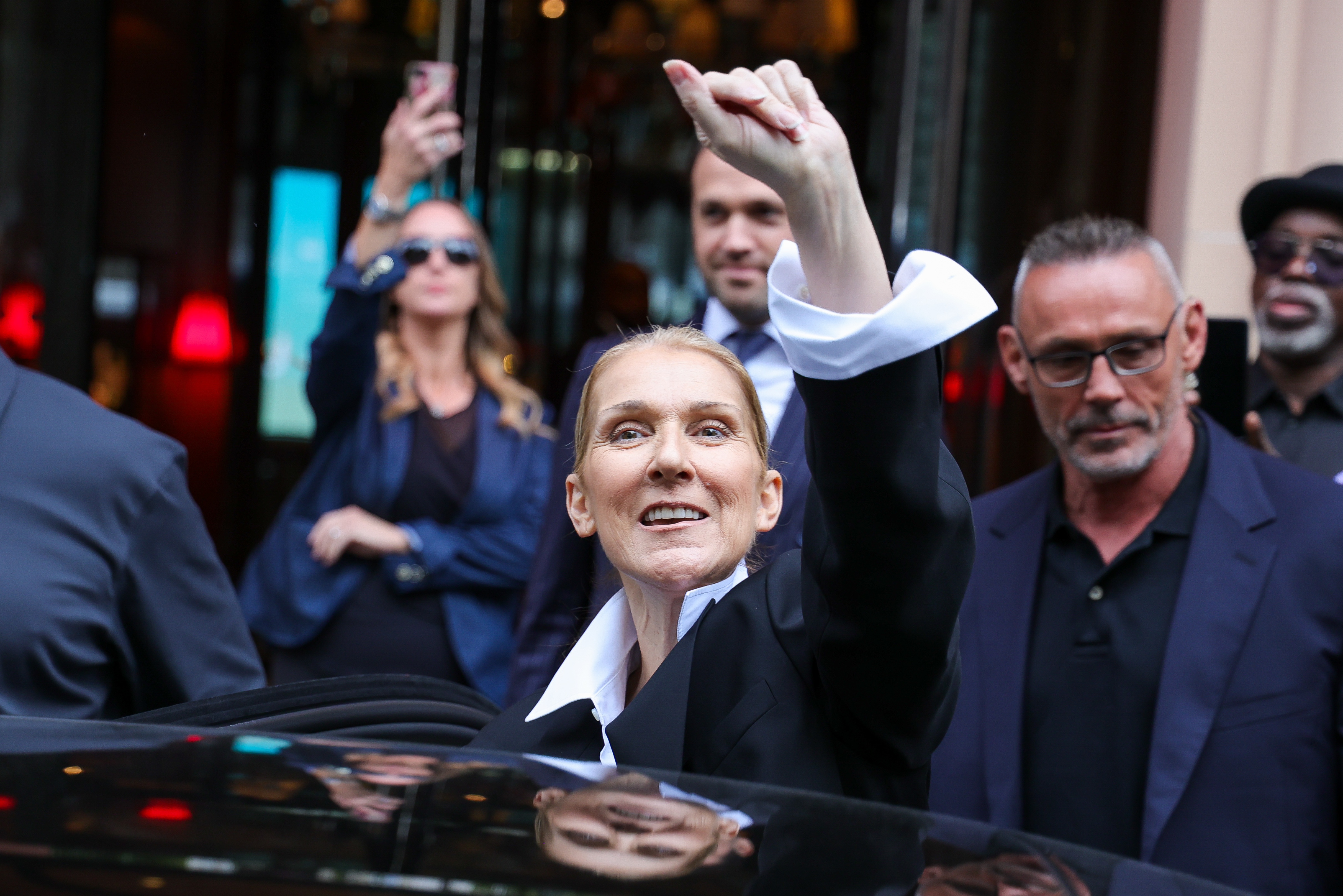 Céline Dion en París, Francia, el 23 de julio de 2024 | Fuente: Getty Images