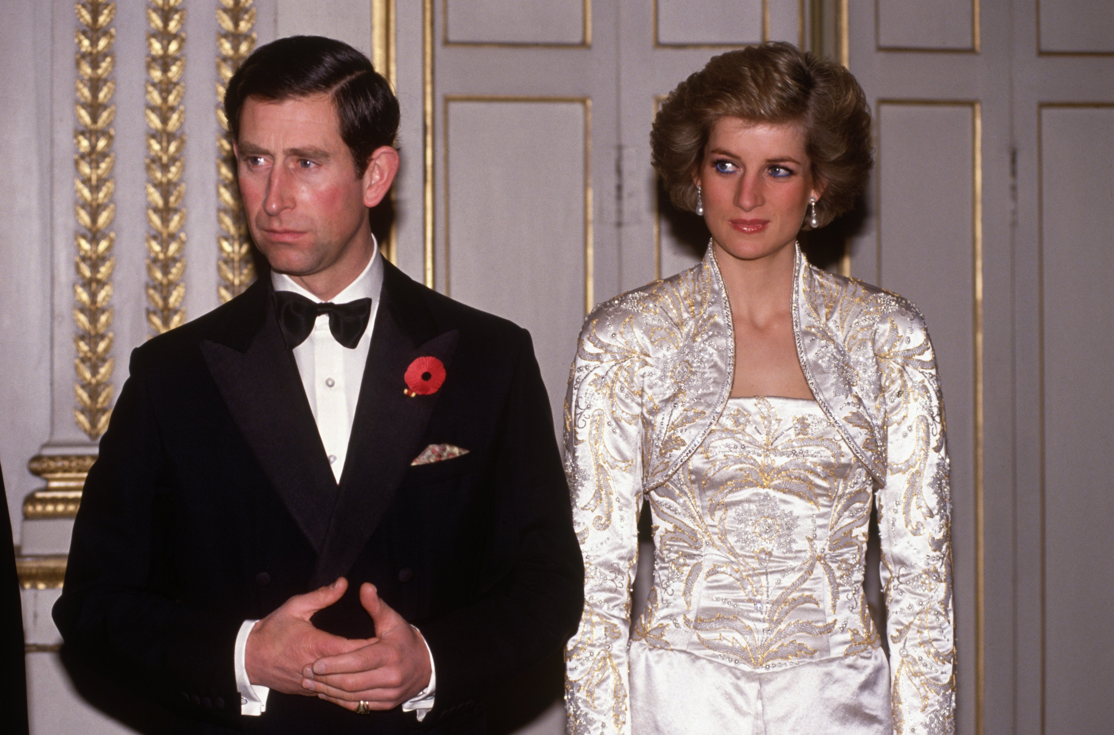 La princesa Diana y el rey Charles III en París, en 1988. | Foto: Getty Images