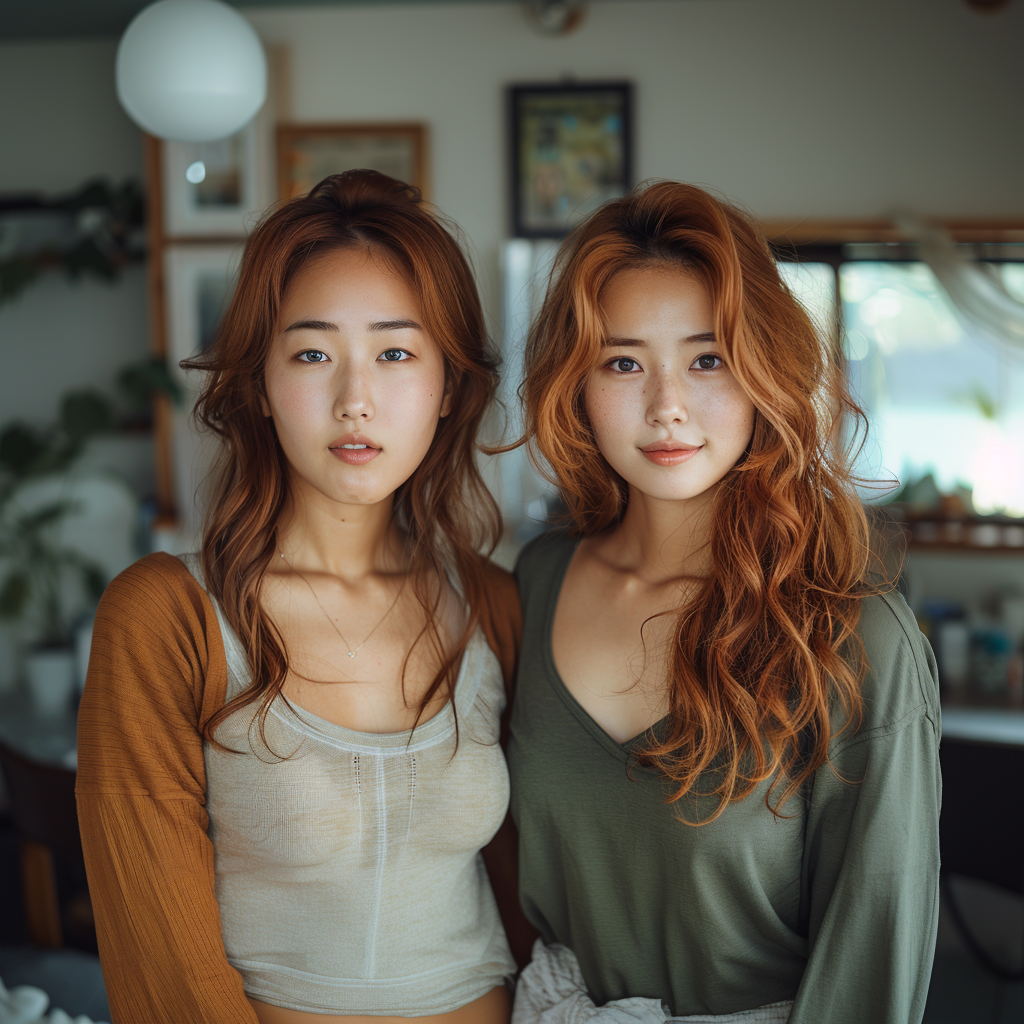 Dos mujeres una al lado de la otra | Foto: Midjourney