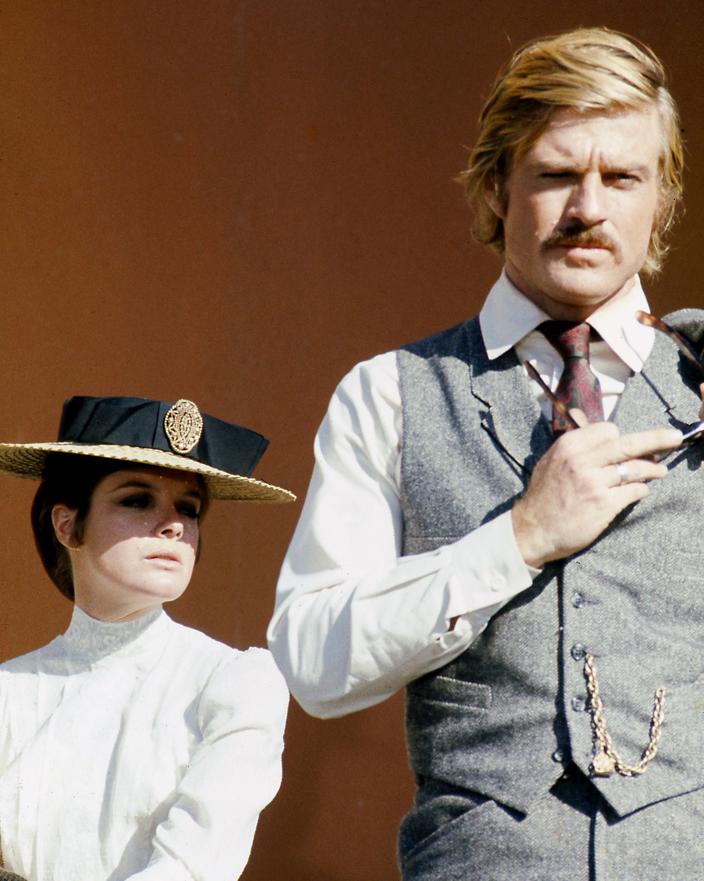 Los actores estadounidenses Katharine Ross y Robert Redford en "Butch Cassidy And The Sundance Kid", circa 1969 | Fuente: Getty Images