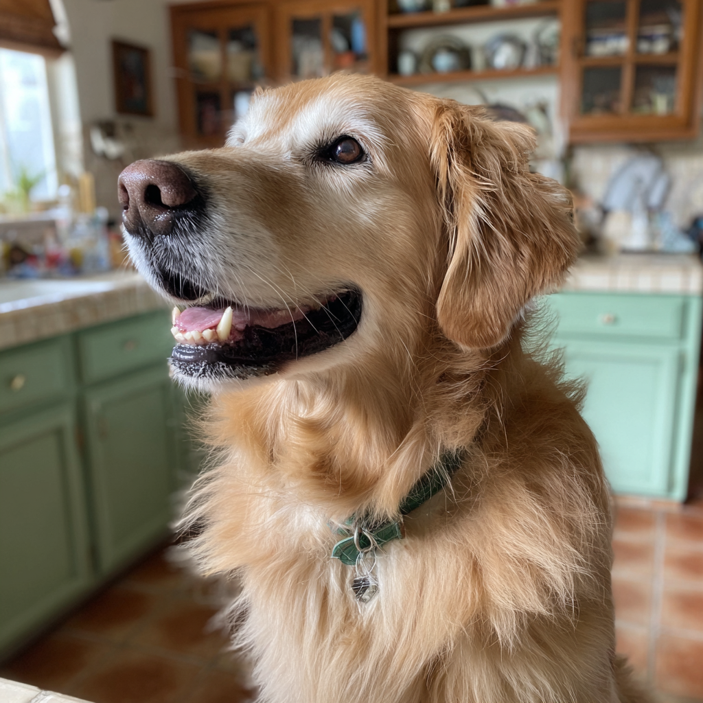 Un cane in cucina | Fonte: Midjourney
