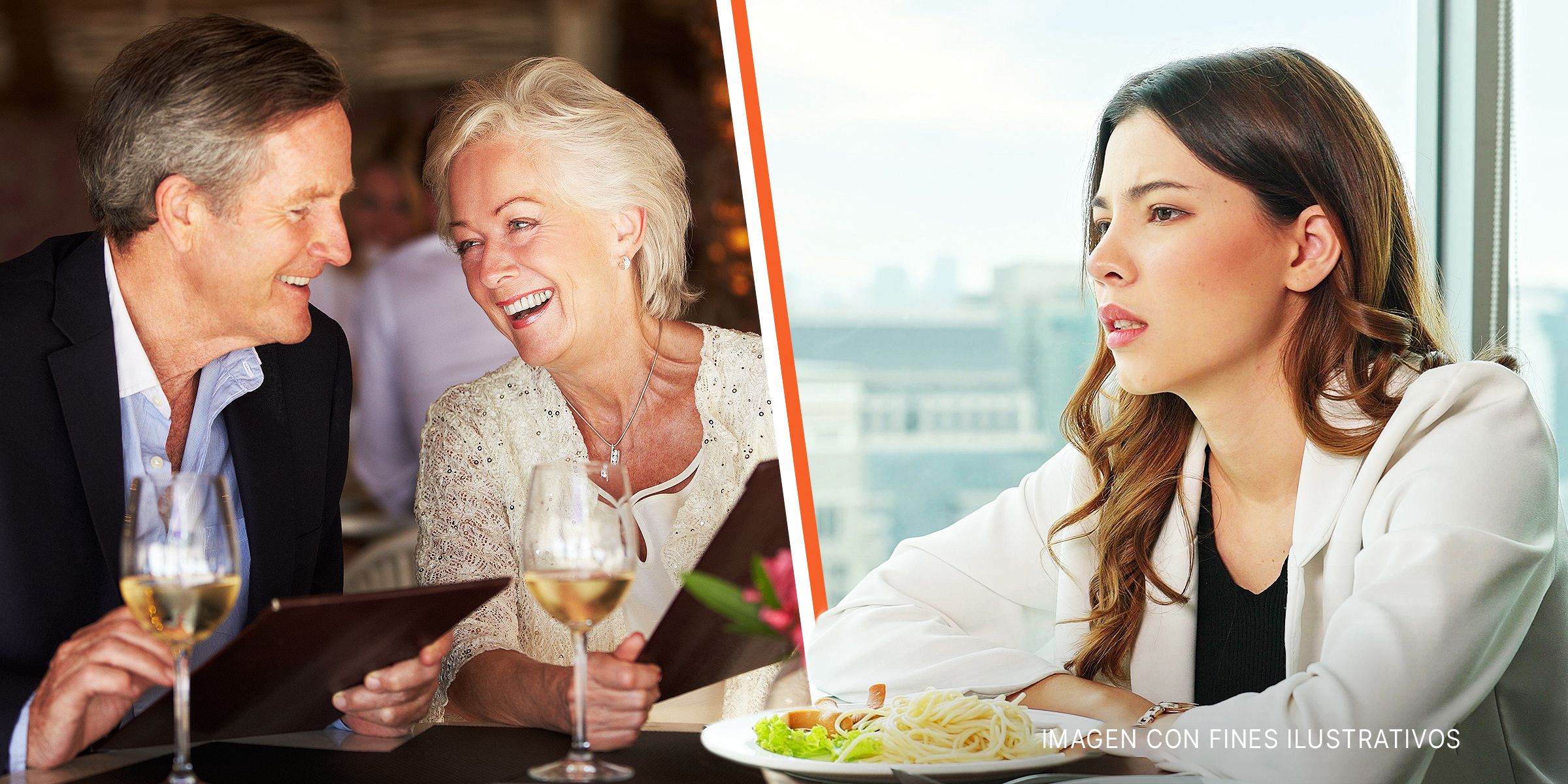 Hombre y mujer mayor | Mujer joven disgustada | Foto: Shutterstock