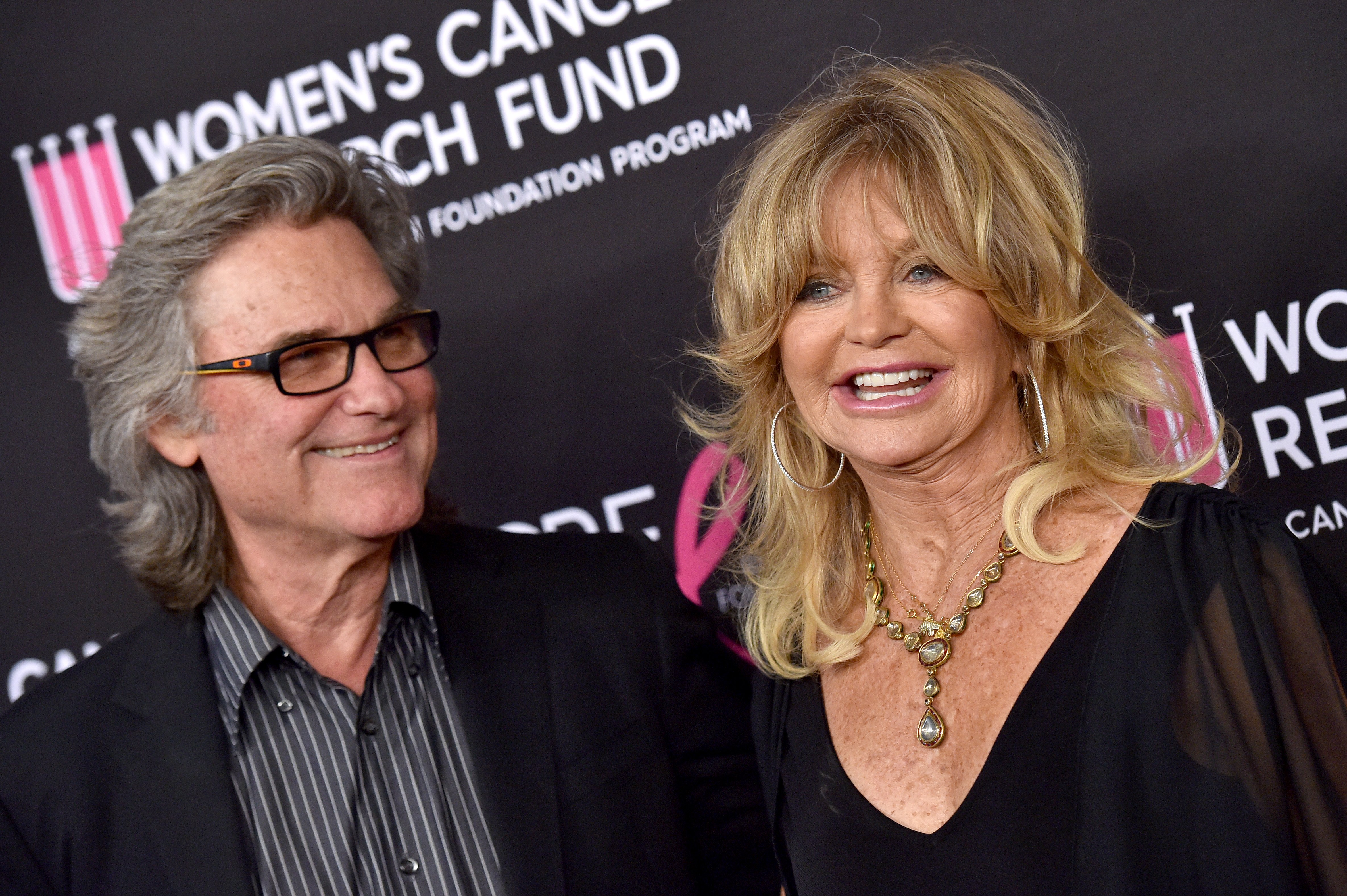 Kurt Russell y Goldie Hawn asisten a una gala benéfica el 28 de febrero de 2019, en Beverly Hills, California. | Foto: Getty Images