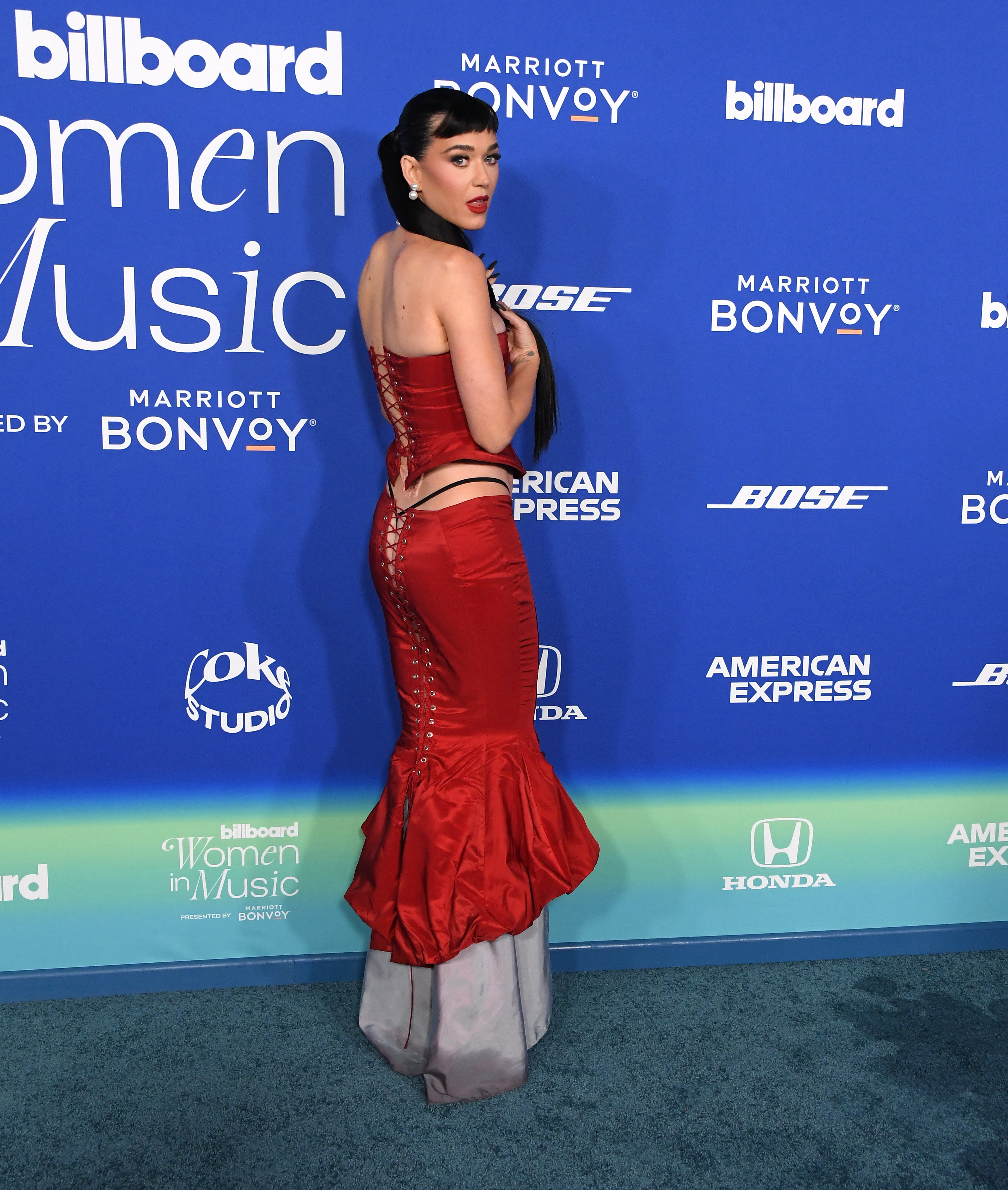 Katy Perry en el evento Billboard Women in Music en Inglewood, California, el 6 de marzo de 2024 | Fuente: Getty Images