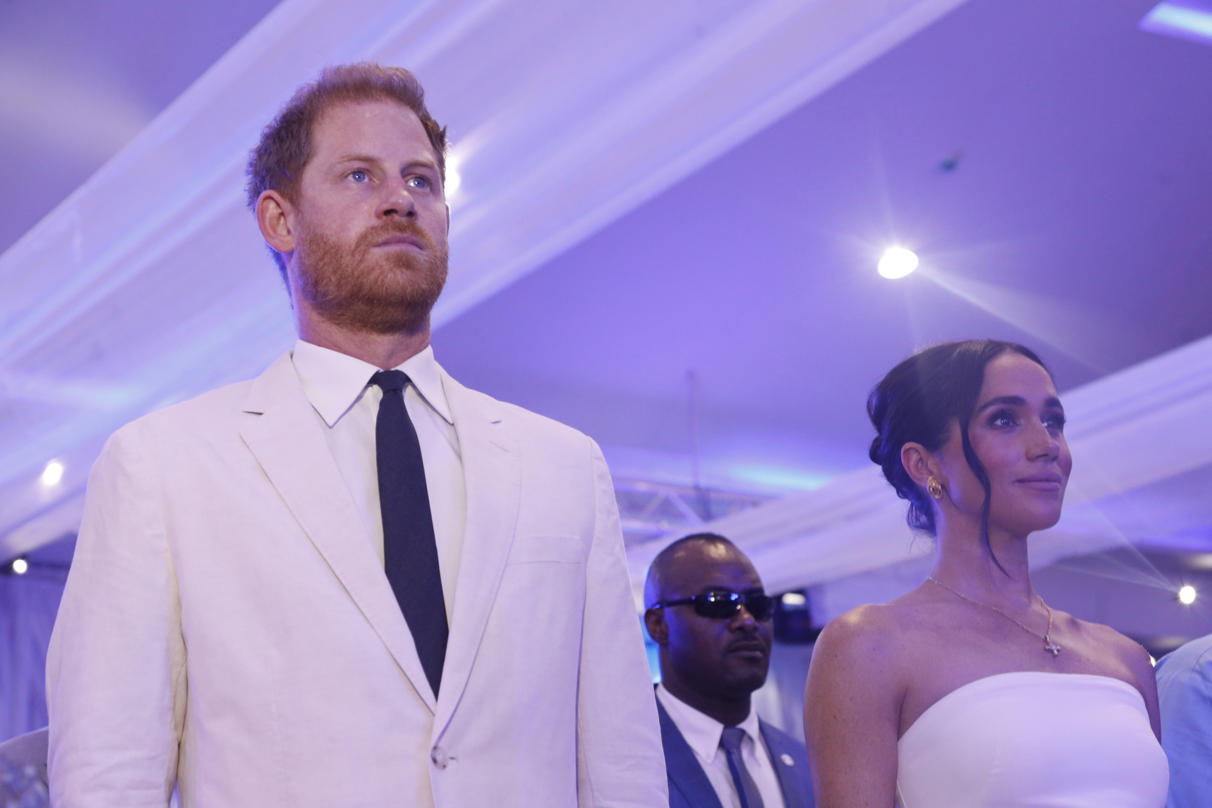 El príncipe Harry y Meghan Markle durante el segundo día de su gira por Nigeria en Abuja, Nigeria, el 11 de mayo de 2024 | Fuente: Getty Images