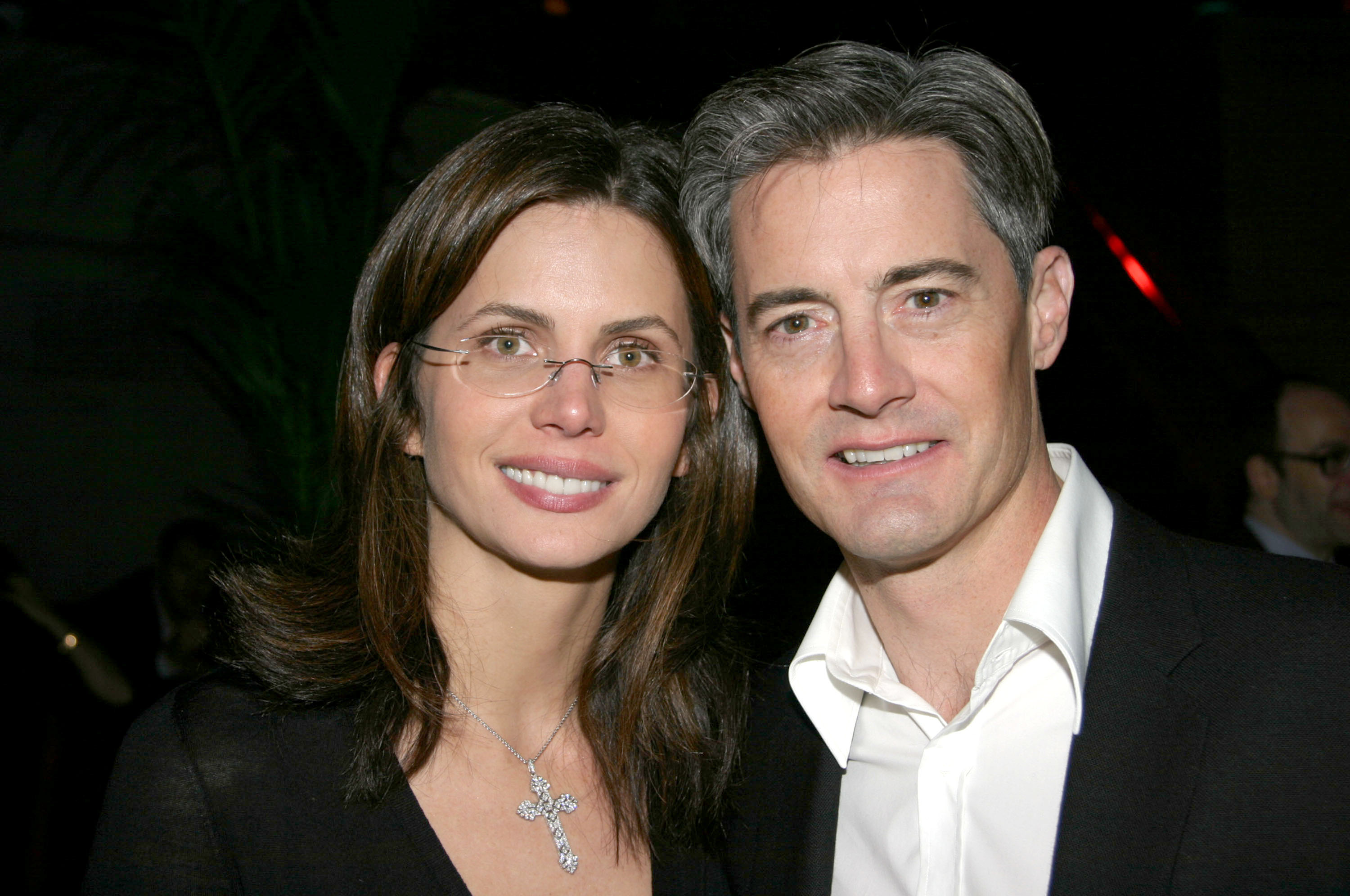 Desiree Gruber y Kyle MacLachlan en el estreno de "The Caretaker" en Nueva York en 2003. | Fuente: Getty Images