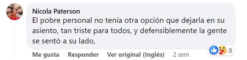 Un comentario dejado en una publicación de Facebook sobre la situación de Qatar Airways | Fuente: facebook.com/DailyMail