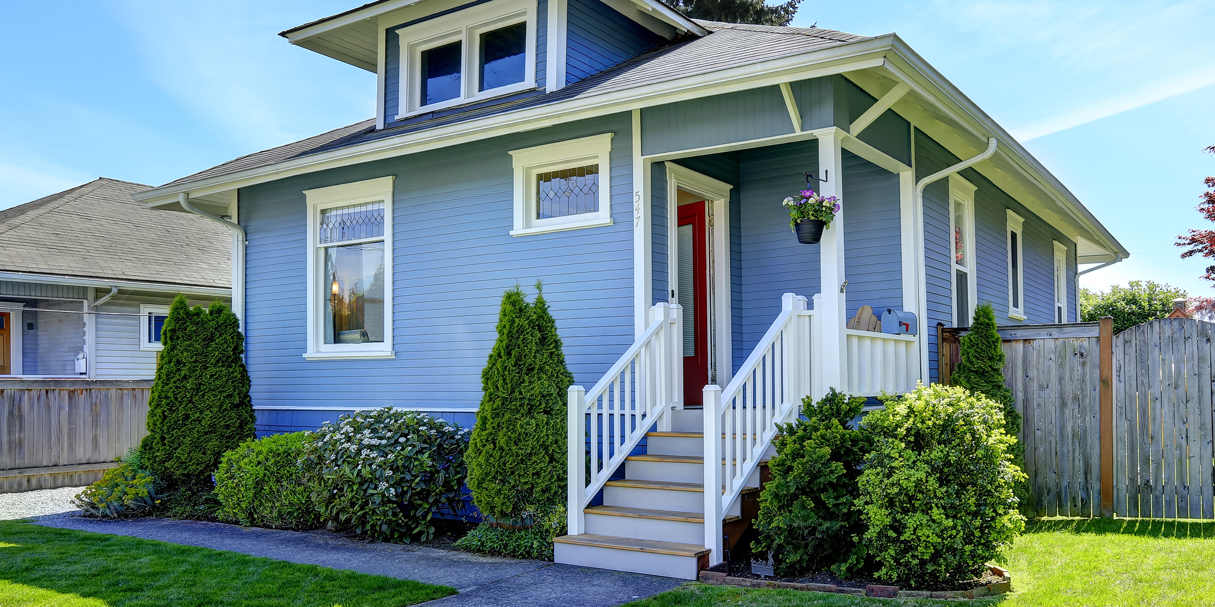 El exterior de una casa | Fuente: Shutterstock