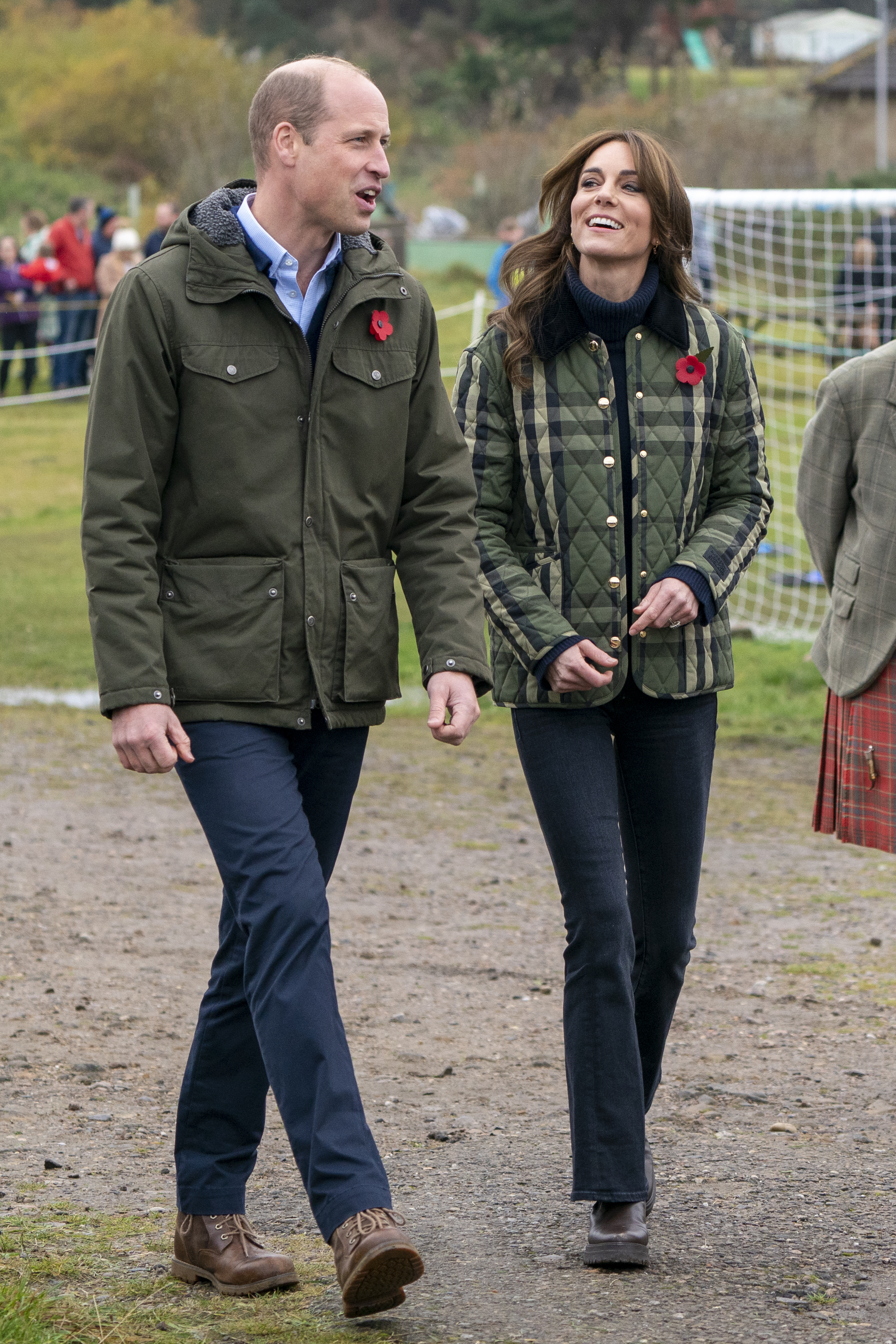 La Princesa Catherine y el Príncipe William en Outfit Moray, una galardonada organización benéfica en Moray, Escocia, el 2 de noviembre de 2023 | Foto: Getty Images