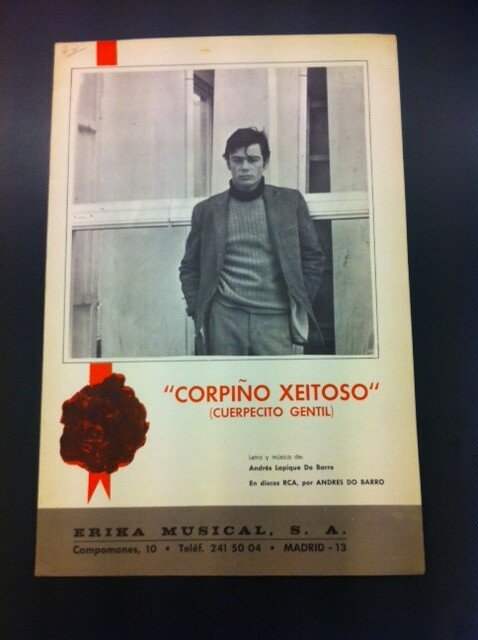 Corpiño Xeitoso, uno de los más grandes éxitos de Andrés do Barro. | Foto: Flickr