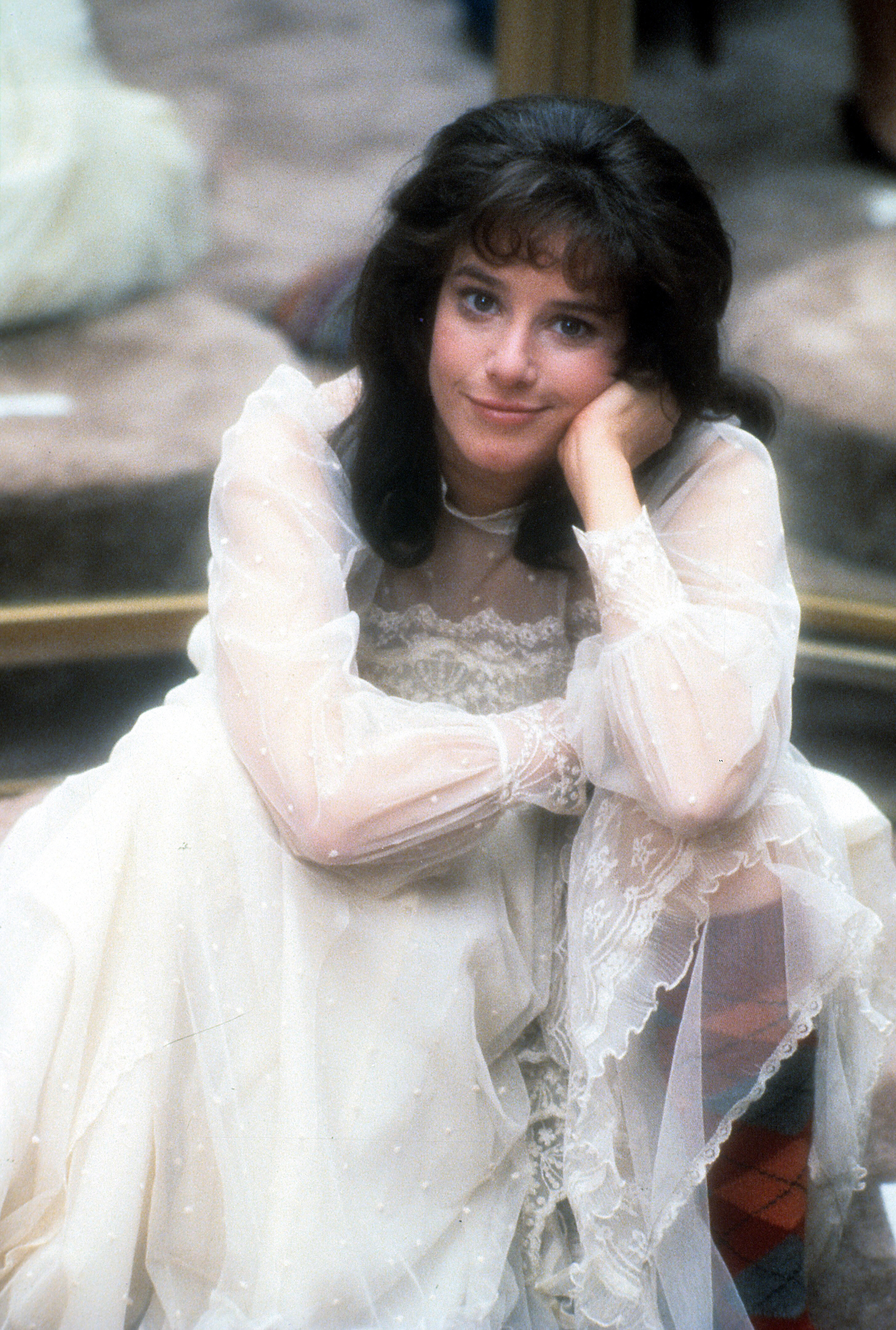 Debra Winger en el plató de "Terms of Endearment", en 1983 | Fuente: Getty Images
