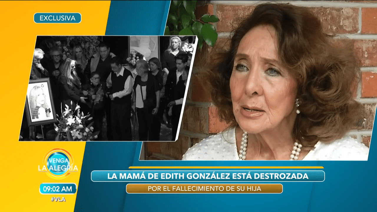 Lorena Velasquez hablando del caso de la mamá de Edith│Imagen tomada de: YouTube / Venga La Alegría