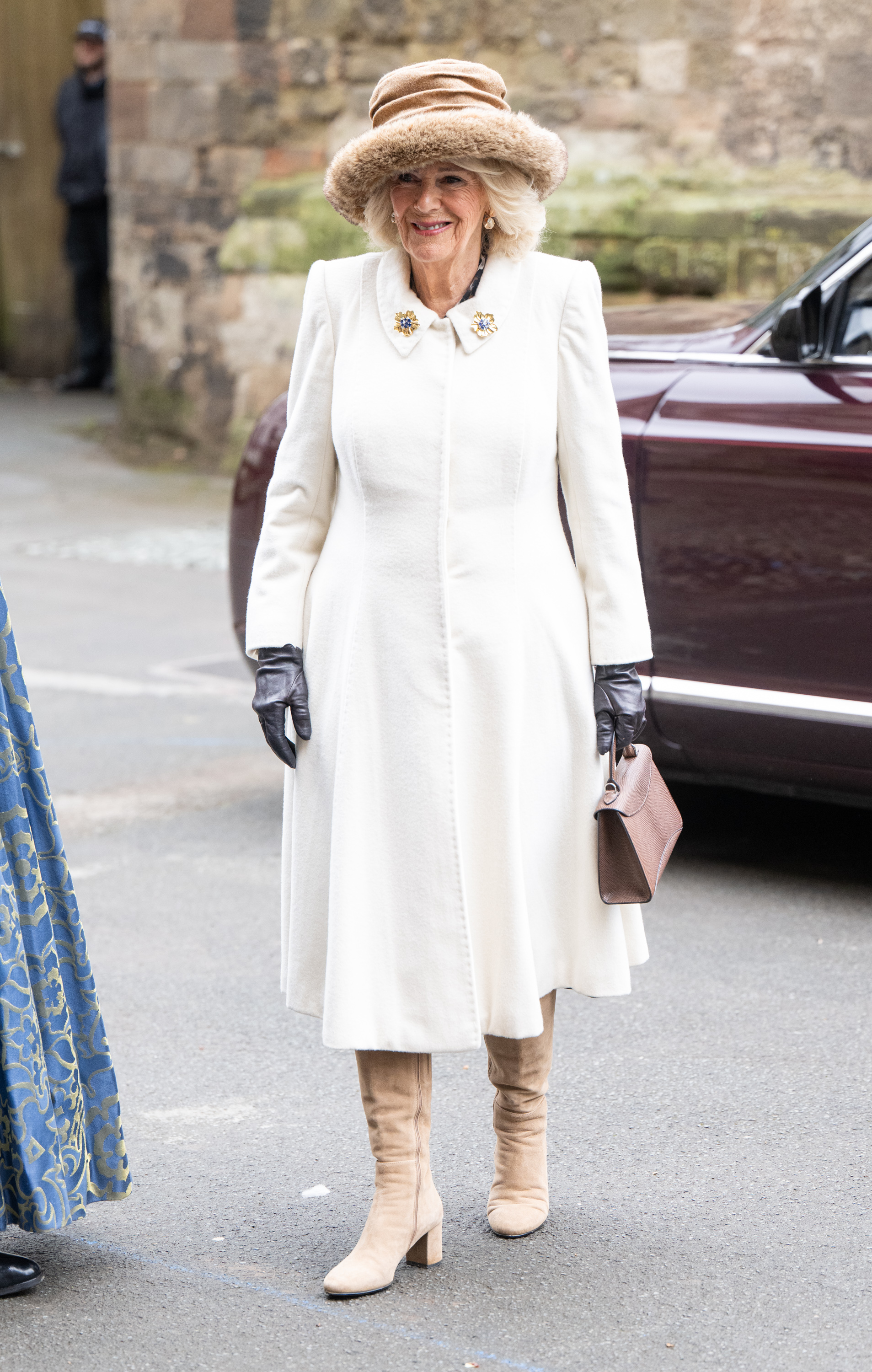 La reina Camilla en el Servicio Real de Pentecostés en la Catedral de Worcester, Inglaterra, el 28 de marzo de 2024 | Fuente: Getty Images