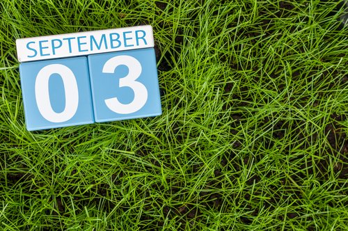 3 de septiembre marcado en el calendario. | Fuente: Shutterstock