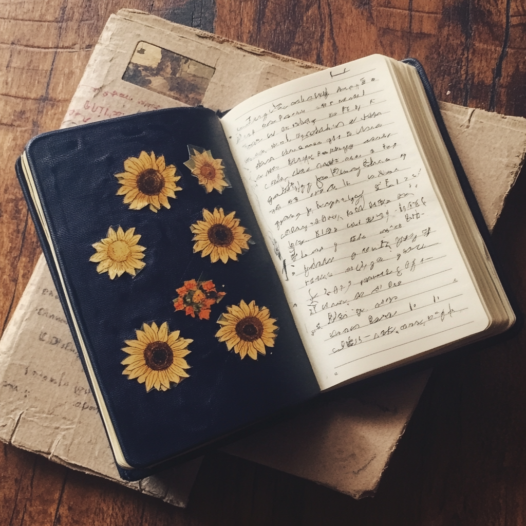 Un diario abierto | Fuente: Midjourney