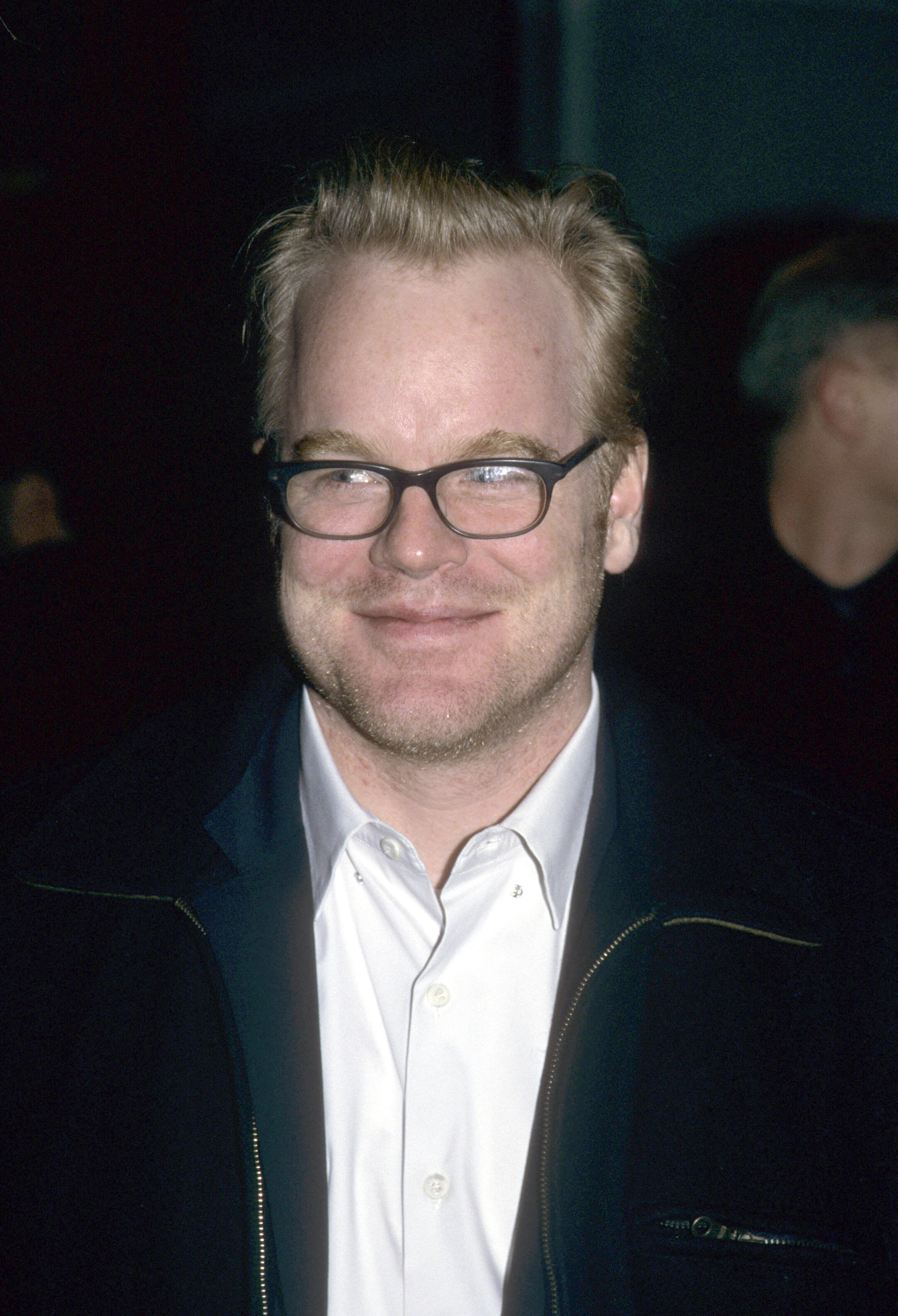 Philip Seymour Hoffman en un acto, Nueva York, años 90. | Fuente: Getty Images