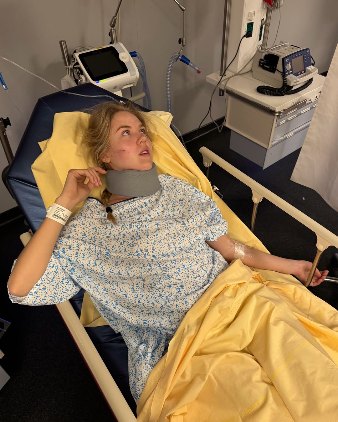 La princesa Maria Carolina, hospitalizada tras el accidente. | Foto: Instagram.com/carolinadebourbon