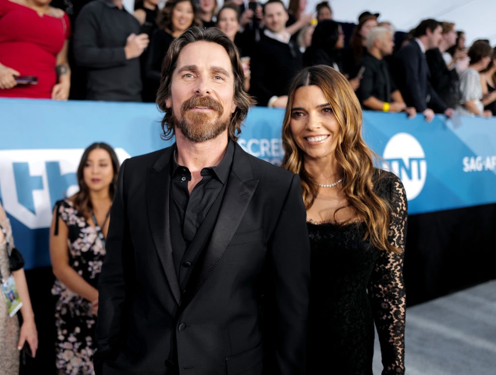  Christian Bale y  Sandra Blažić en la 26ª edición de los Premios Anuales del Gremio de Actores de Cine el 19 de enero de 2020.| Foto: Getty Images 