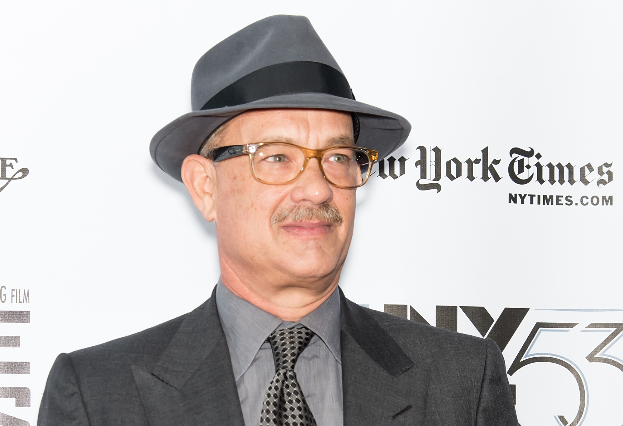 Tom Hanks en el estreno de "Bridge of Spies" durante el 53 Festival de Cine de Nueva York el 4 de octubre de 2015. | Fuente: Getty Images